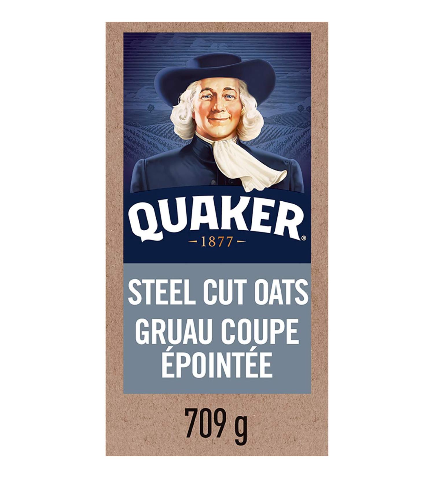Quaker Quick Cook Steel Cut Oats 709 g (Pack of 1) Quick Cook Steel Cut Oats 709 g (Pack of 1) - Buy Online on GoSupps.com