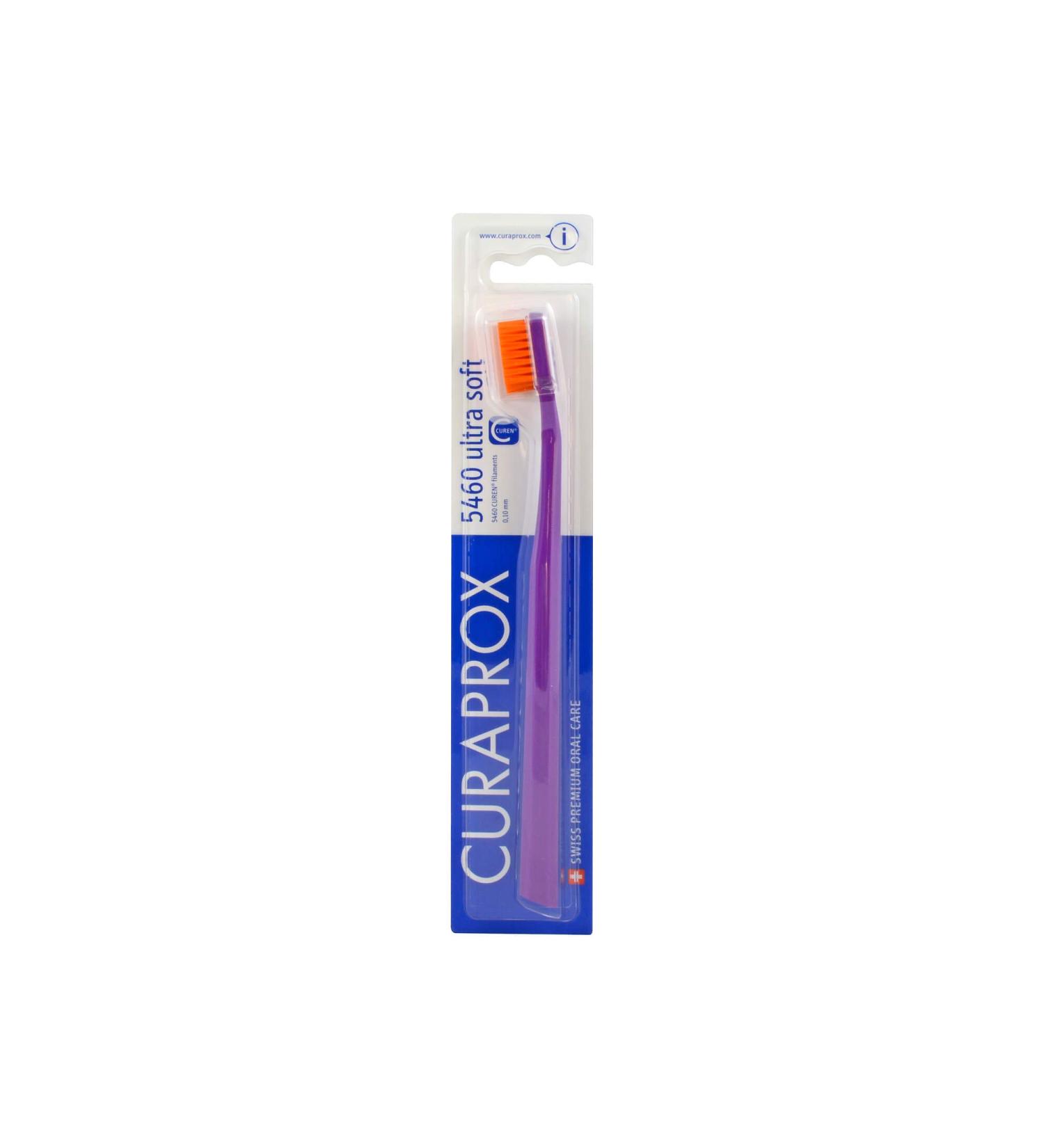 Curaprox Toothbrush CS 5460 Ultra Soft - Manual toothbrush for adults with 5460 Ultra Soft CUREN bristles - Random color