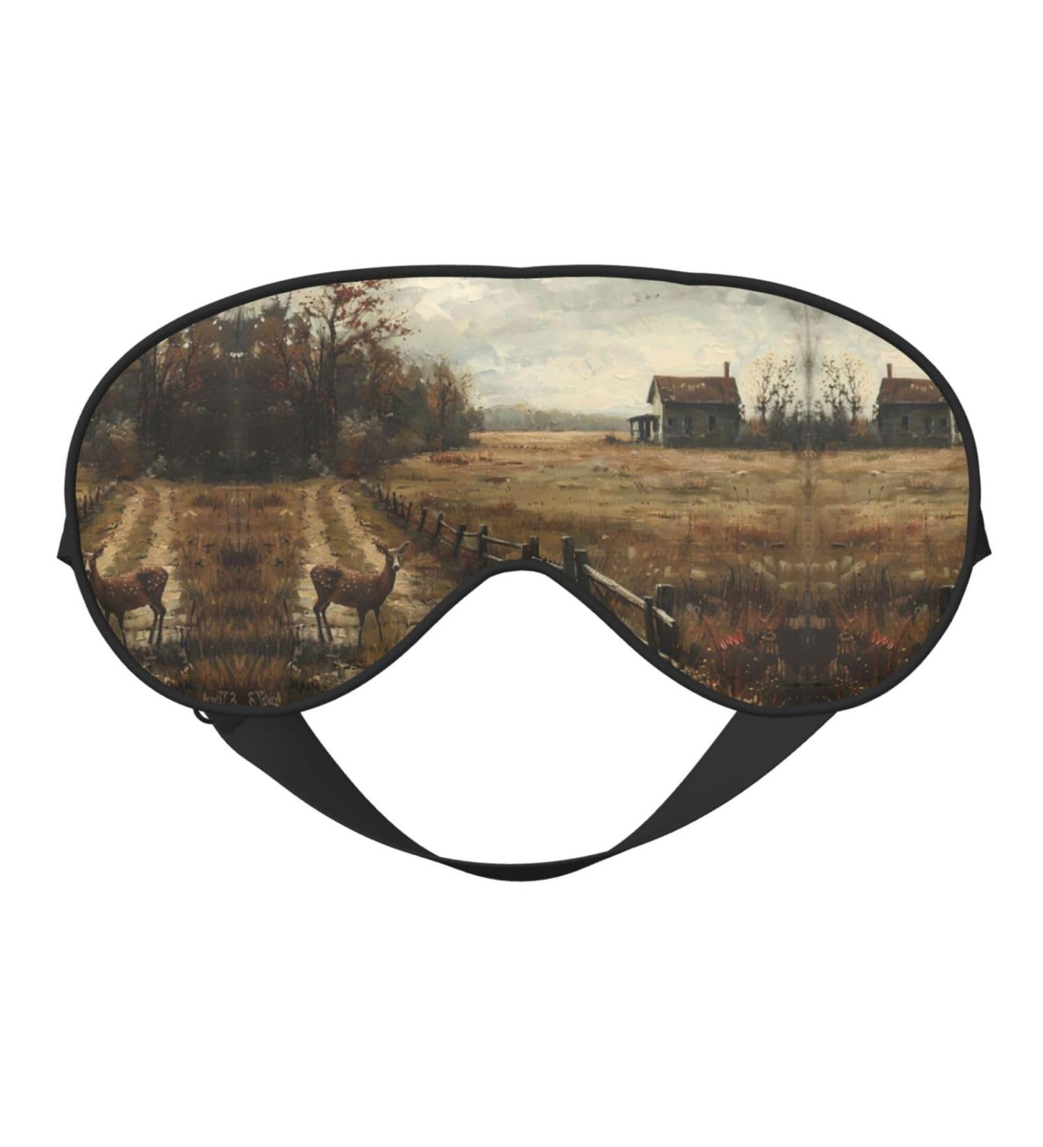 SSIMOO Deer Soft Sleep Eye Mask | Breathable Travel Eye Patch for Relaxation | Perfect for Women - Buy Online on GoSupps.com