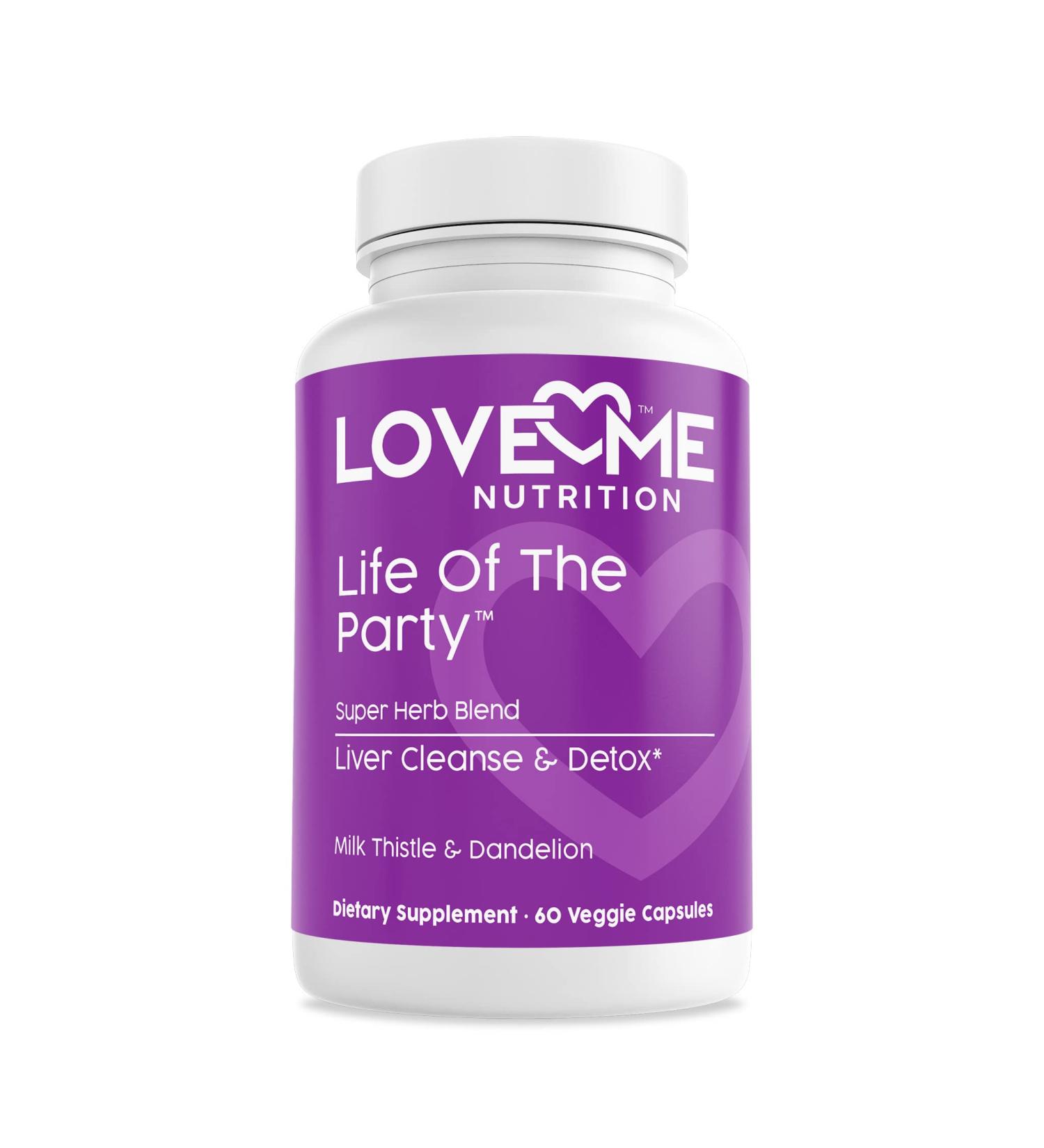 Love Me Nutrition Liver Supplements - Immune Support & Detoxification - Non-GMO - 60 Cap - Buy Online on GoSupps.com