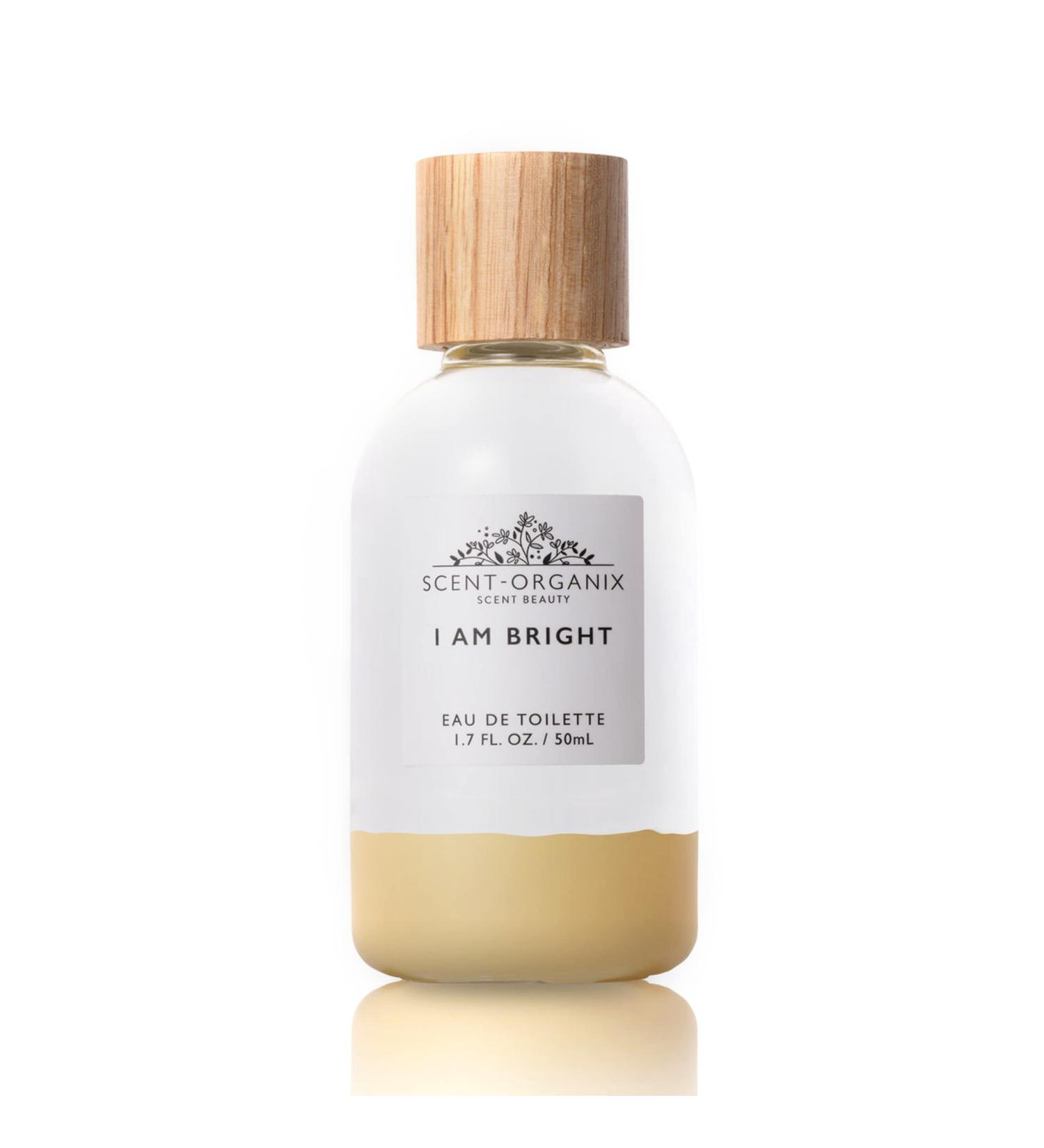 Scent-Organix I Am Bright Perfume for Men & Women - Fruity and Citrusy Scent with Notes of Pineapple Tiare Flower & Orange Flower - Non-Toxic Vegan & Biodegradable Perfume - 1.7fl Oz - Buy Online on GoSupps.com