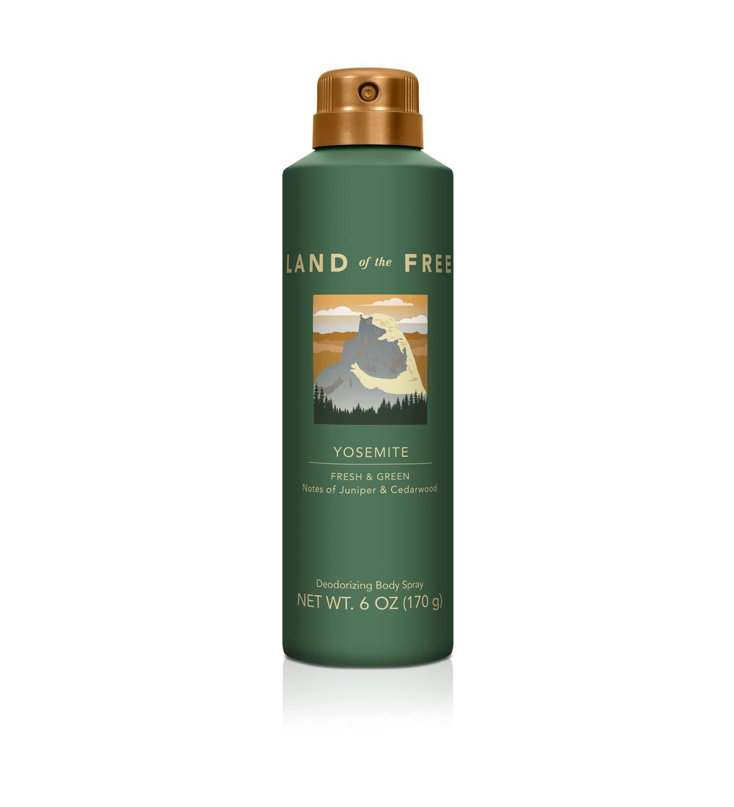 Land of the Free Yosmite Body Spray 6 FL OZ Pack of 1