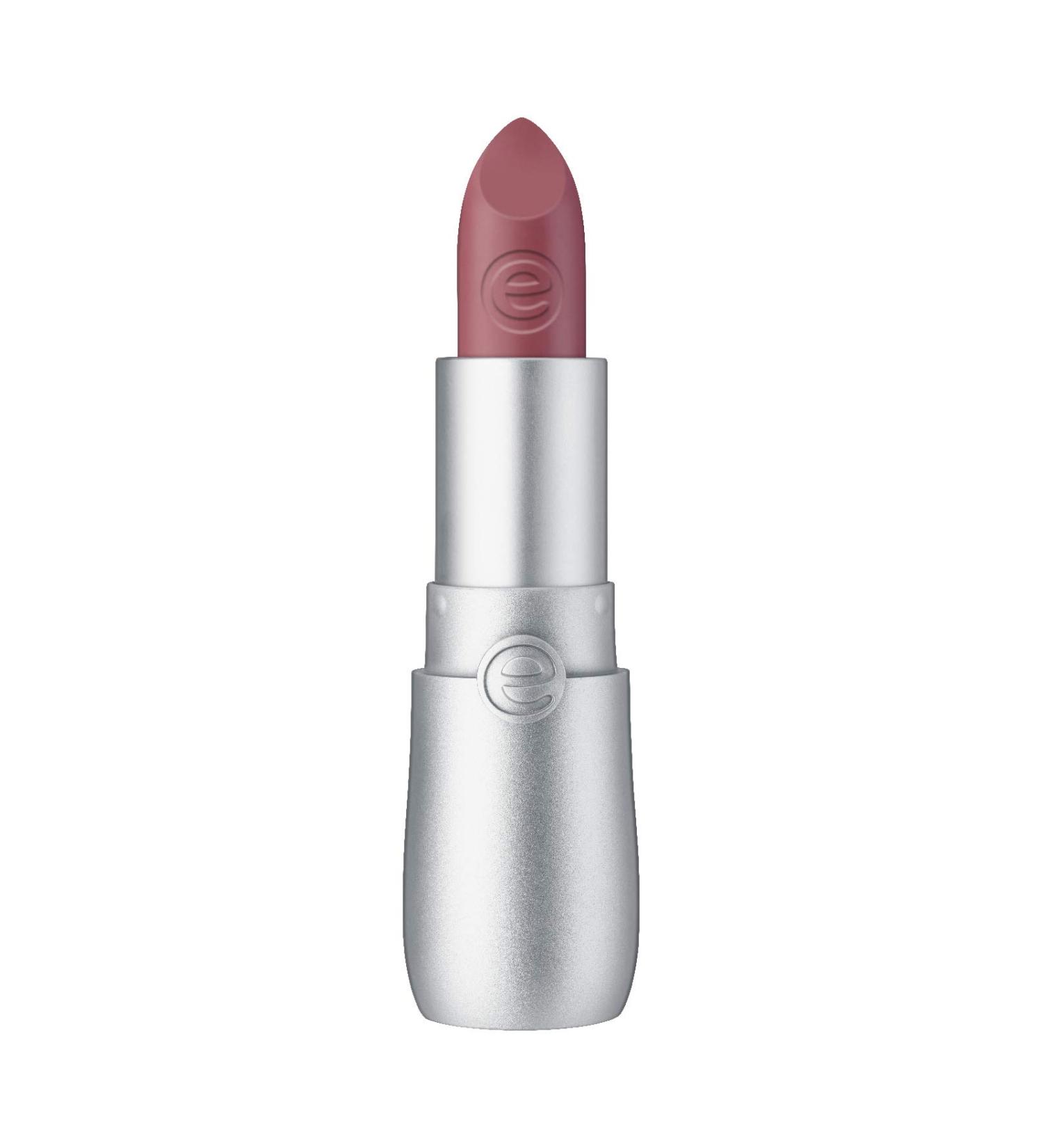 Essence Velvet Matte Lipstick No. 03 Dusty Romance - Vegan Oil-Free Pink Matte Lip Color (3.8g) | International Shipping - Buy Online on GoSupps.com