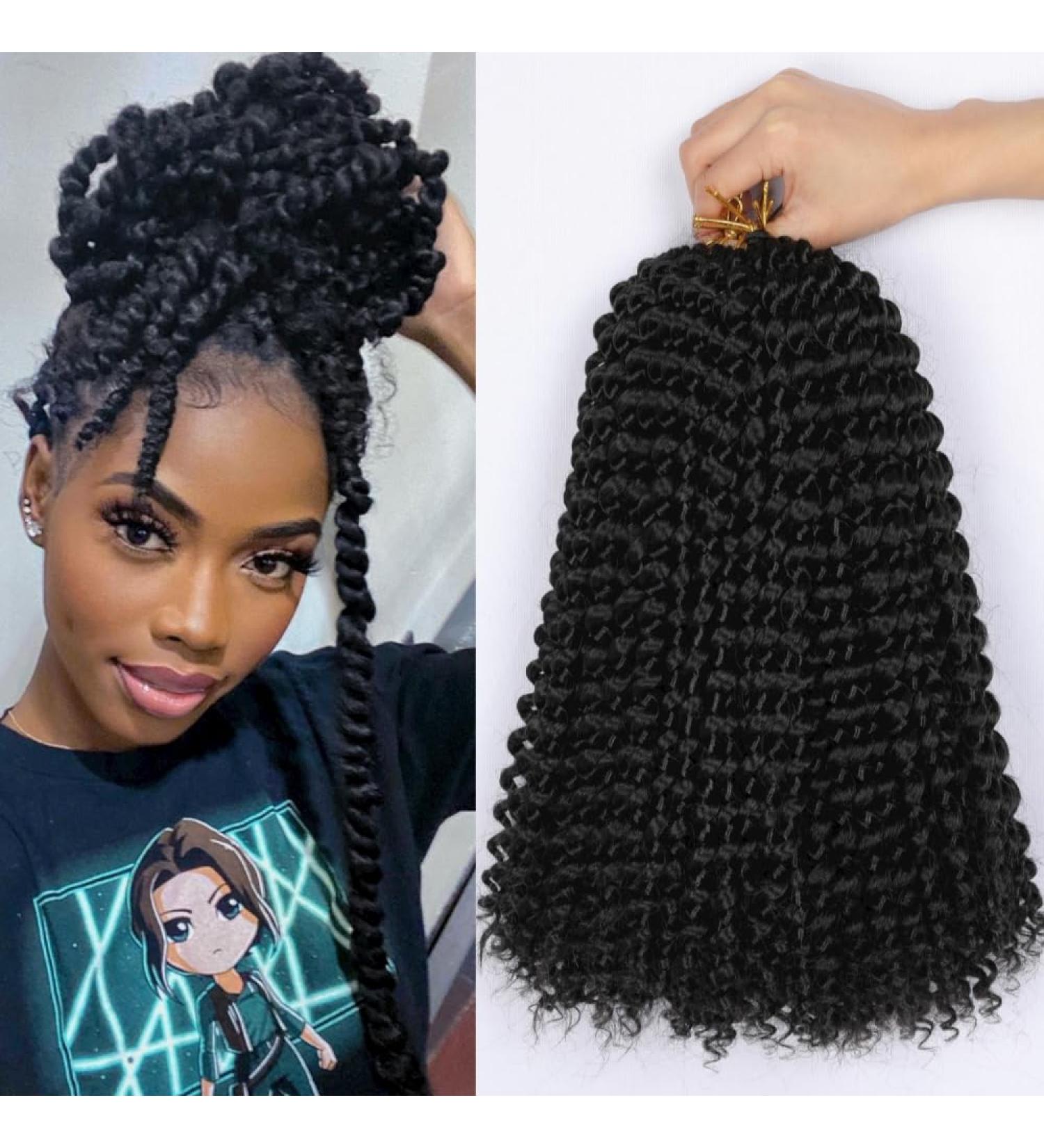 Buy Passion Twist Hair - 7 Packs 12 Inch Crochet Braids Water Wave Synthetic Extensions | YDDM Bohemian Style - Buy Online on GoSupps.com