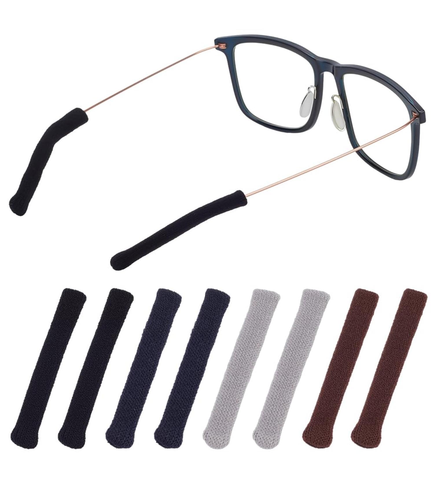 Webeedy 8-Piece Soft Knitted Glasses Ear Pads - Slip-Resistant Sunglasses Comfort - 4 Colors arMMAN Scrap Cover 5.9x1 cm - Buy Online on GoSupps.com