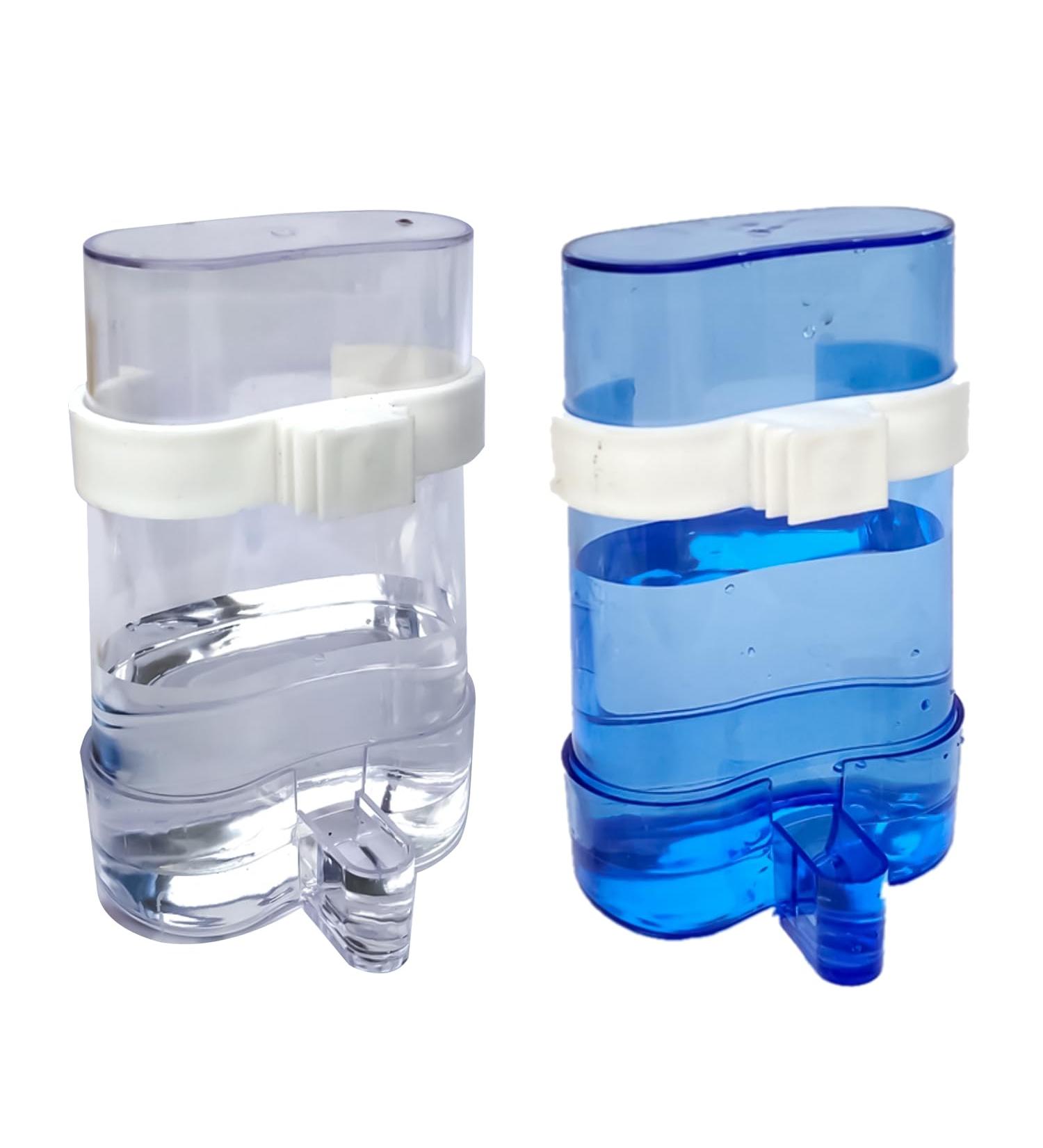 HIXNUG 2Pcs Automatic Water Feeder Bird Cage Water Dispenser Automatic Bird Feeder Hanging in Birds Cage Parrot Cage Accessories for Cockatiel Lovebirds - Buy Online on GoSupps.com