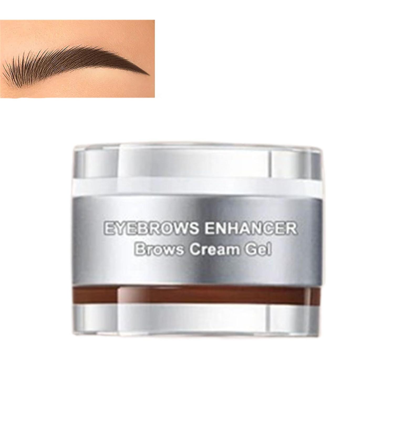 Eyebrows Enhancer Brows Cream Gel Waterproof Brow Pomade Long Lasting for Natural Looking Eyebrow Makeup Natural Eyebrow Makeup for All Brow Shapes Coffee Brown - Buy Online on GoSupps.com