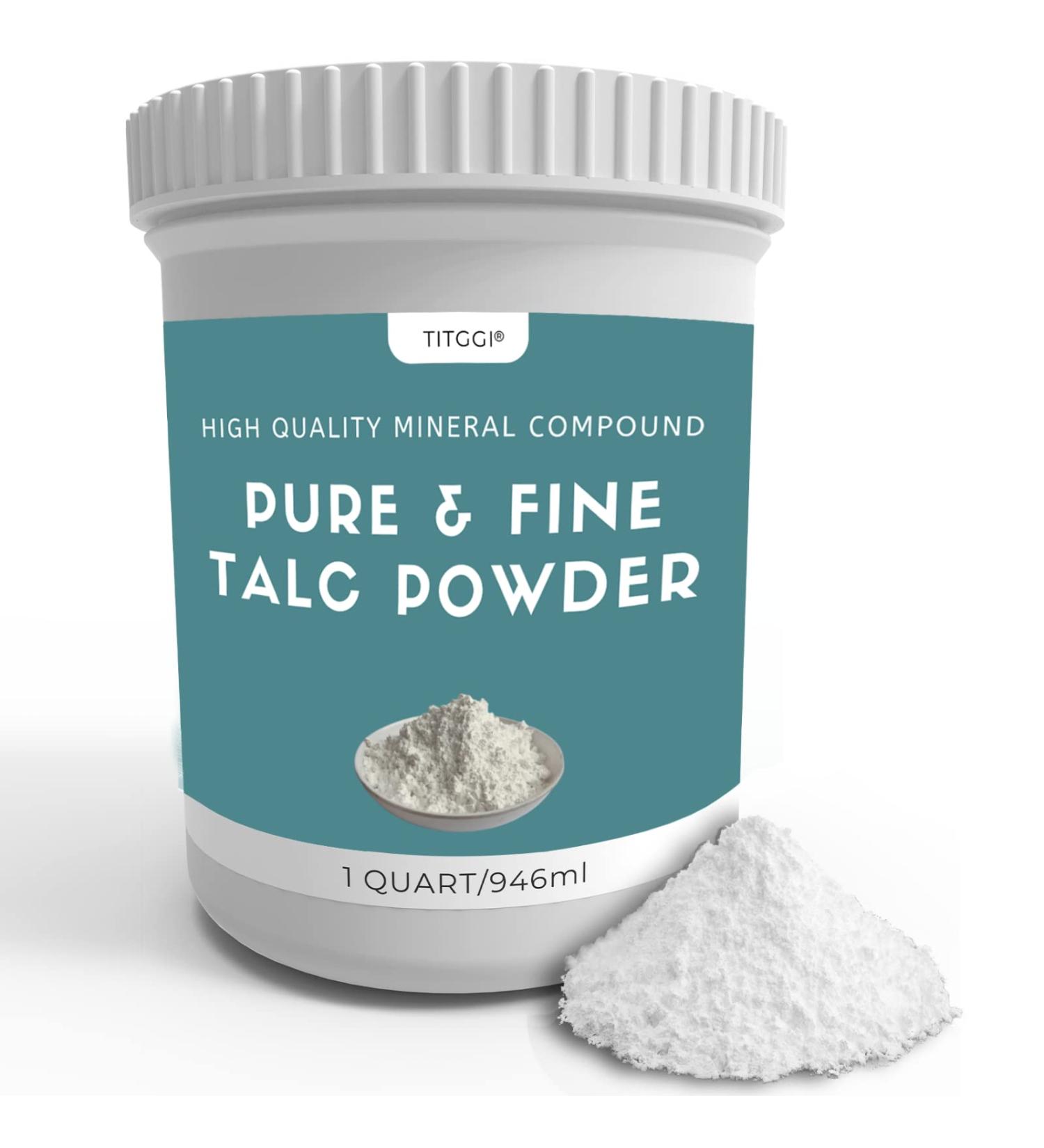 1 Quart Super Purity Talcum Powder - Fine Chalk Paint, Bike & Auto Tire Repair - Unscented, Highly Lubricating - TITGGI - Buy Online on GoSupps.com