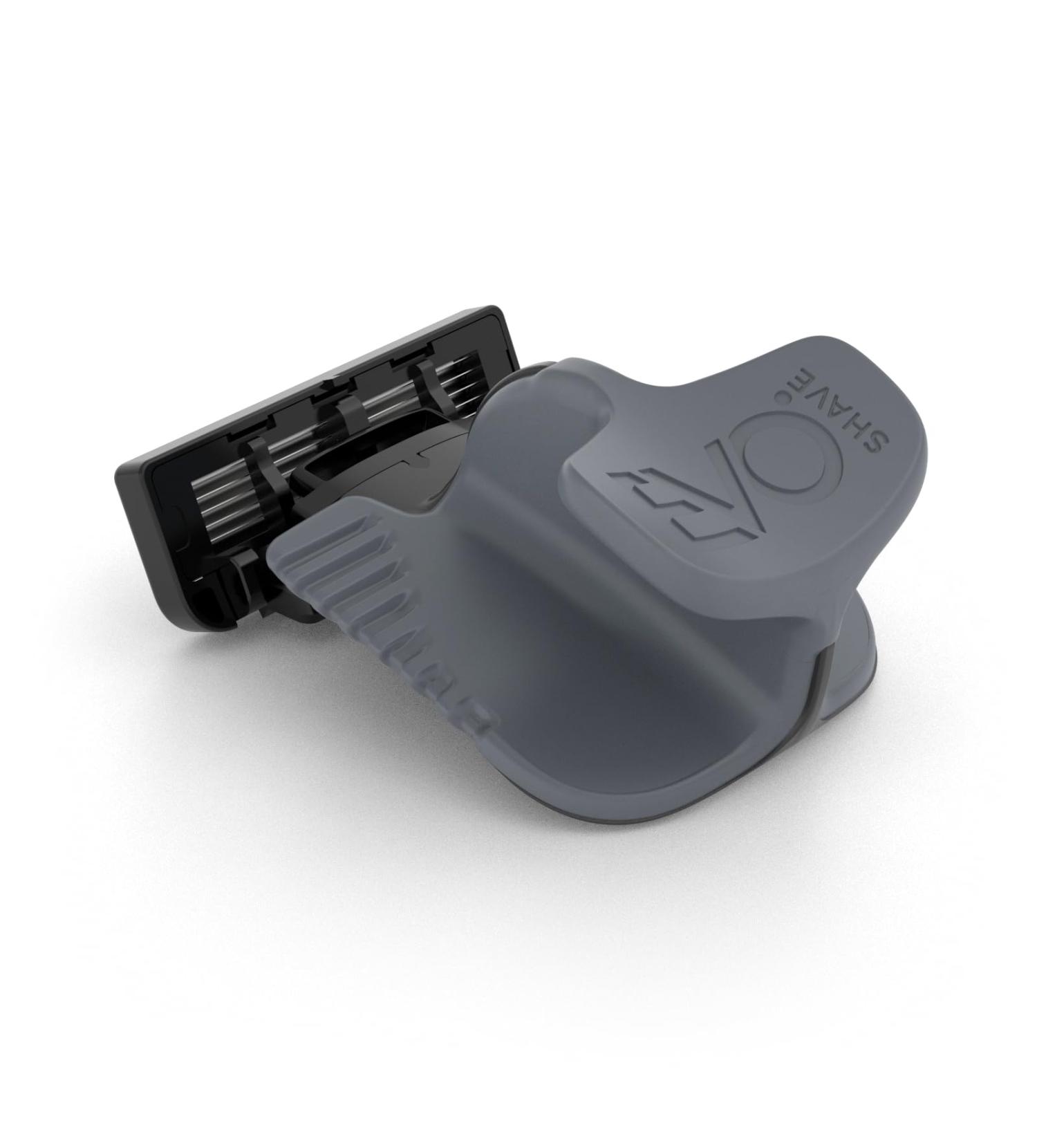 EvoShave Carbon Black Razor with 2 Blade Refills - Precision Shaving Experience - Buy Online on GoSupps.com