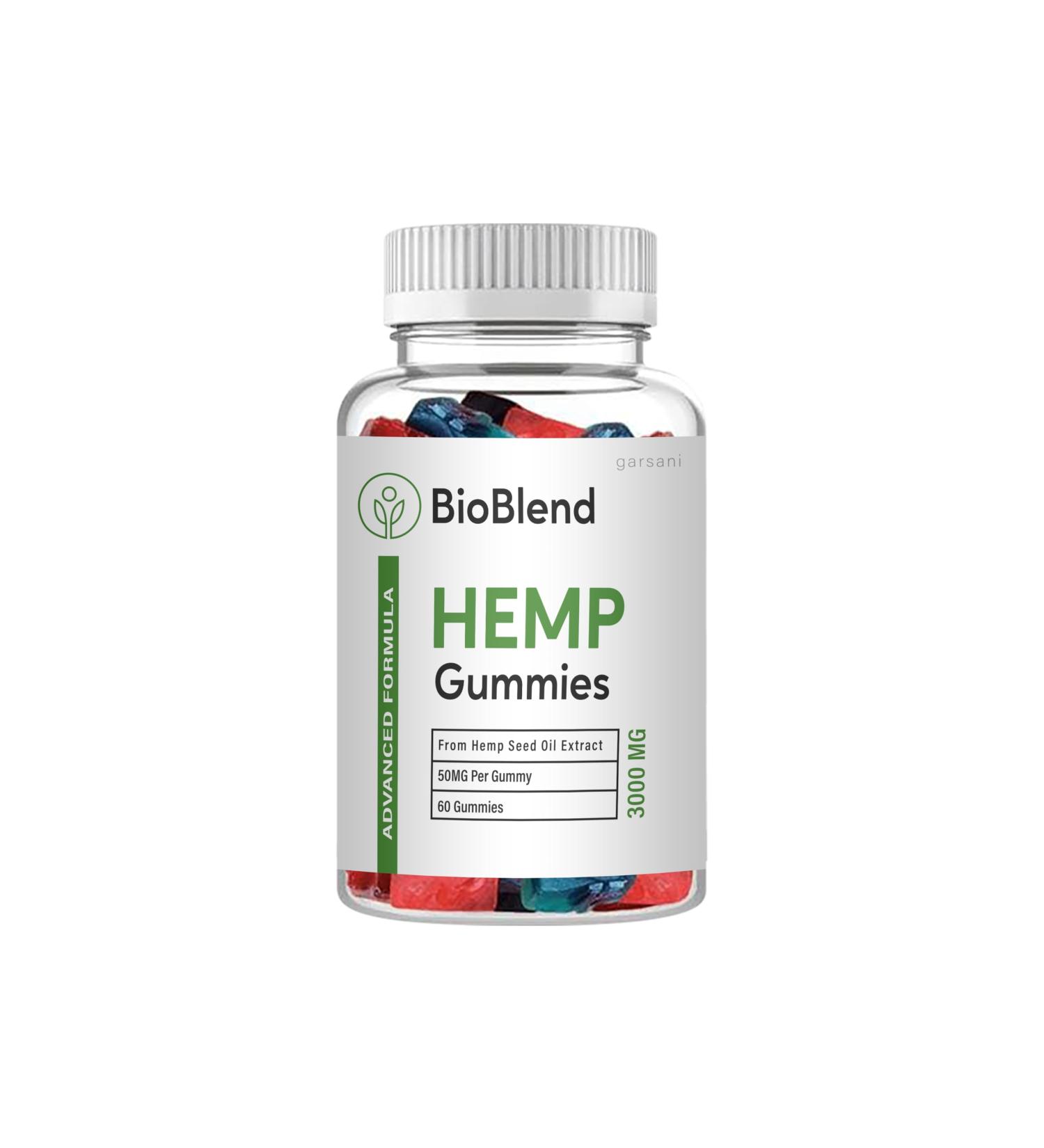 Bio Blend Gummies - Bioblend Hemp Gummies (Single 60 Gummies) 60 Count (Pack of 1) - Buy Online on GoSupps.com