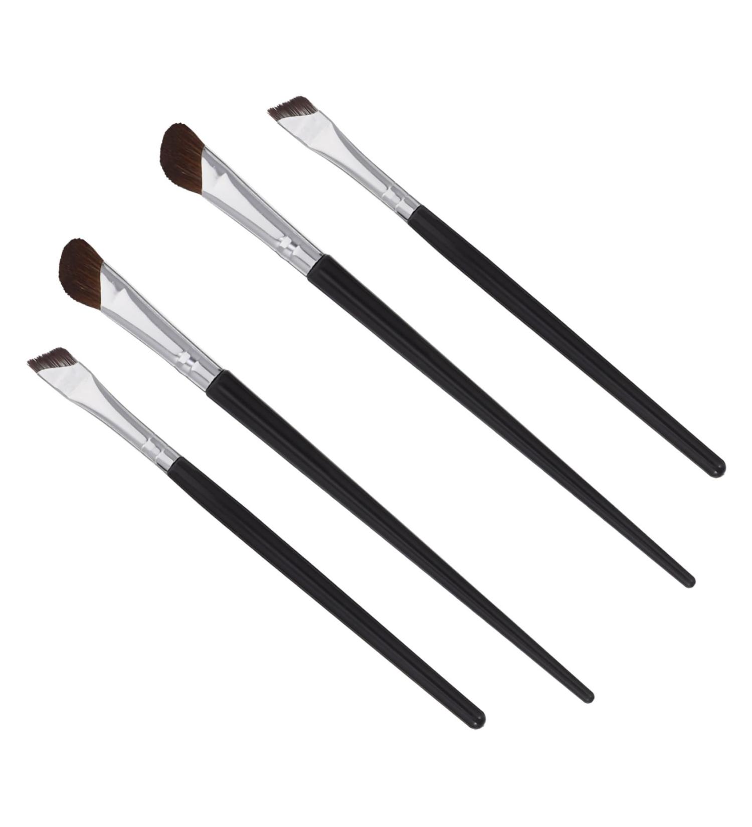 WOONEKY 4 Pcs Contour Brush Angled Eyeliner Brush Eye Liner Brush Eyeliner Applicator Tool Eye Makeup Nylon - Buy Online on GoSupps.com