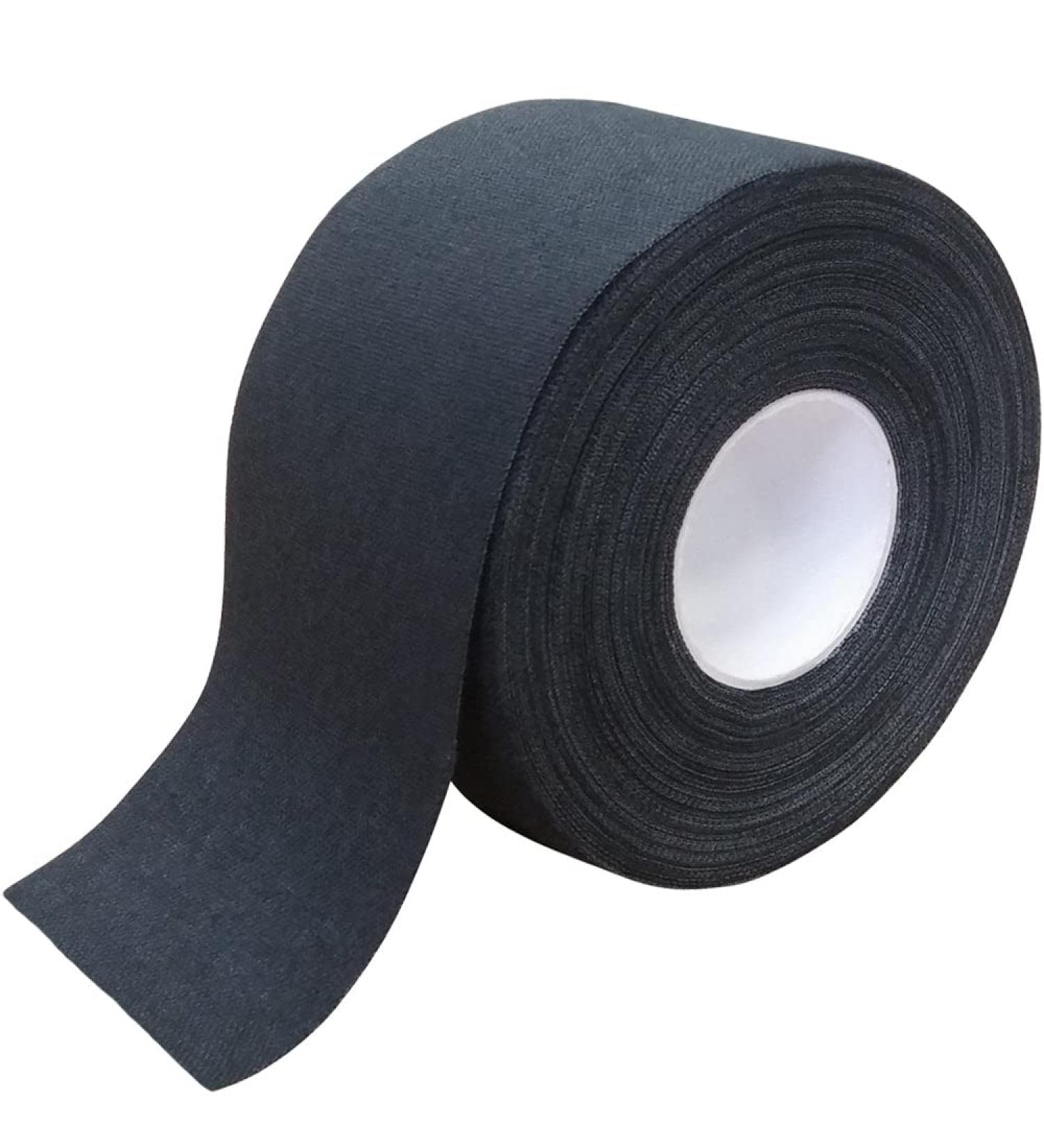 15Yd x 1.5" Meister Premium Athletic Trainer's Tape for Sports and Medical (50% Longer) - Black - 1 Roll Black 1.5x540 Inch (Pack of 1)