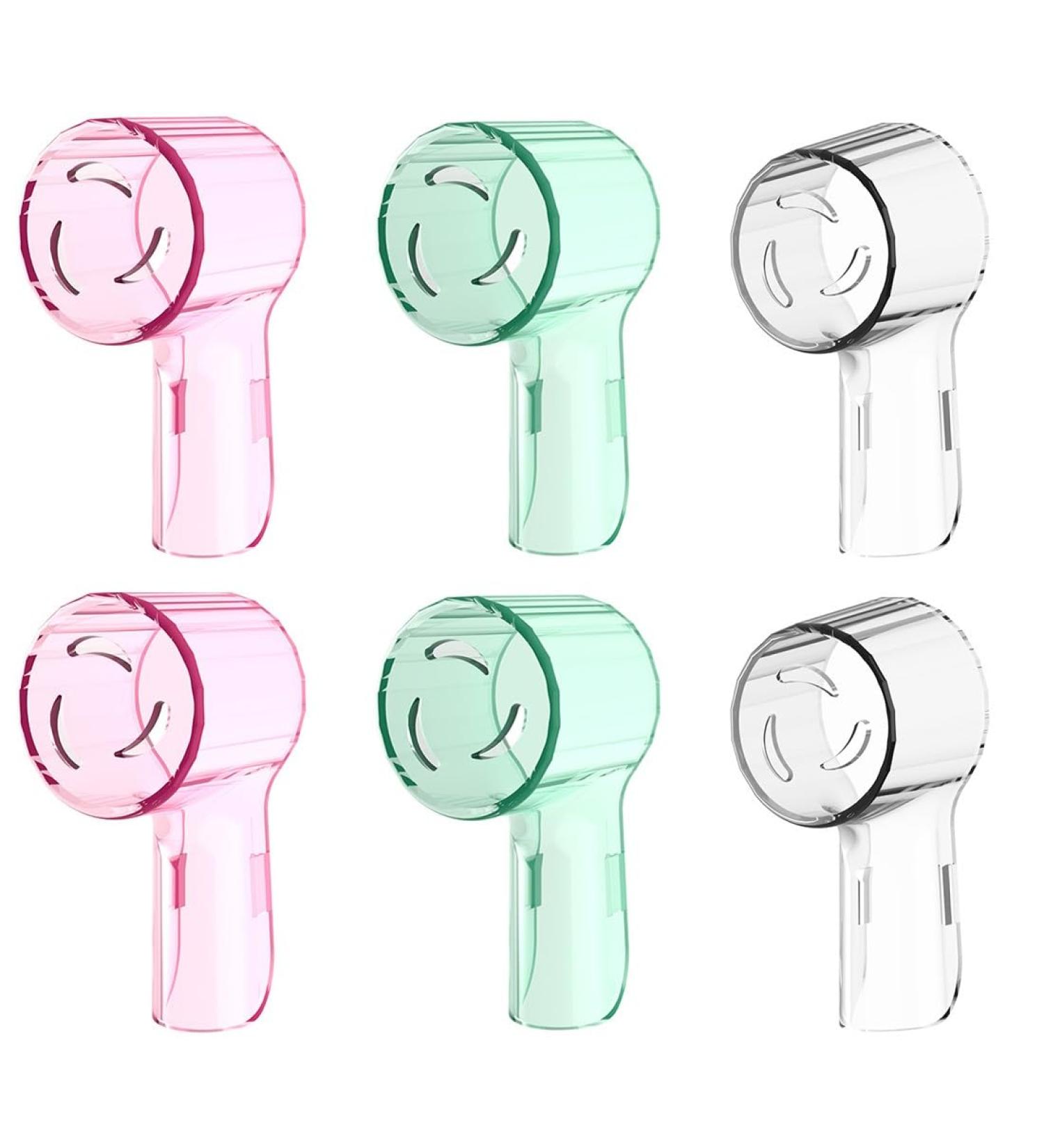 Ustnir Transparent Electrical Toothbrush Head Covers | Dustproof & Portable Travel Covers | Colorful Plastic Hygiene Solutions - Buy Online on GoSupps.com