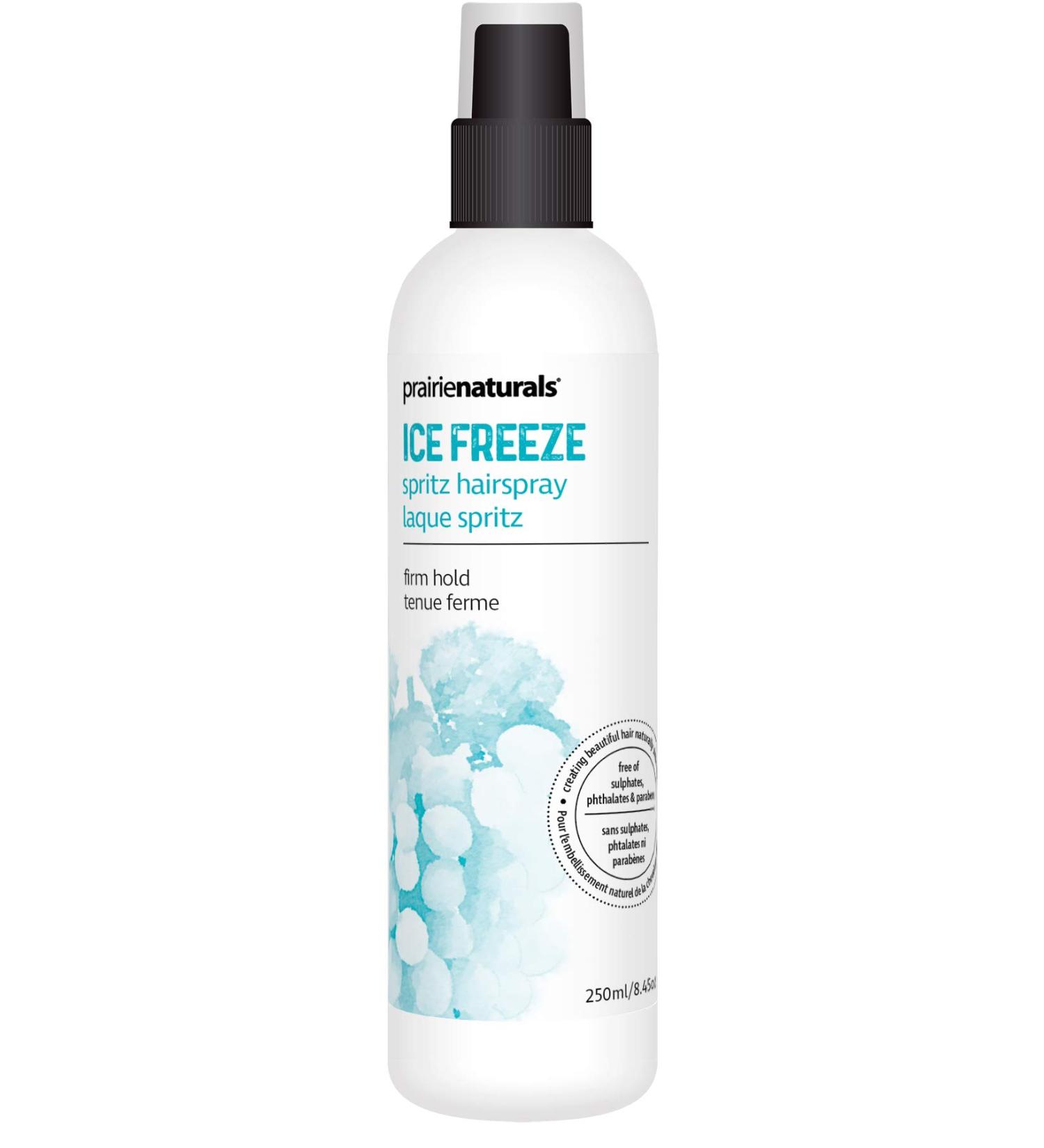 Prairie Naturals Ice Freeze Firm Hold Styling Spray 8.45 Fluid Ounce