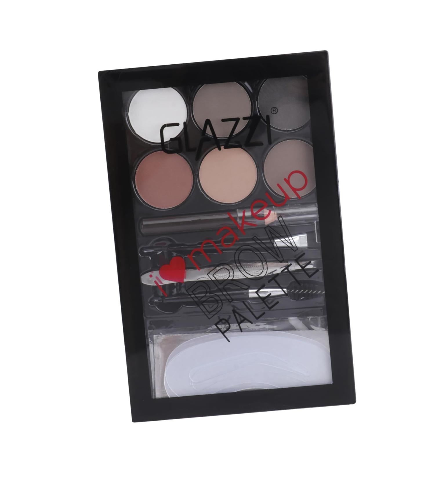 DOITOOL Six-color Eyebrow Powder 1 set Brush Eyebrow Eye Long Power Natural Tools Fill-in Paste Lady for Kit Cosmetic Face - Buy Online on GoSupps.com