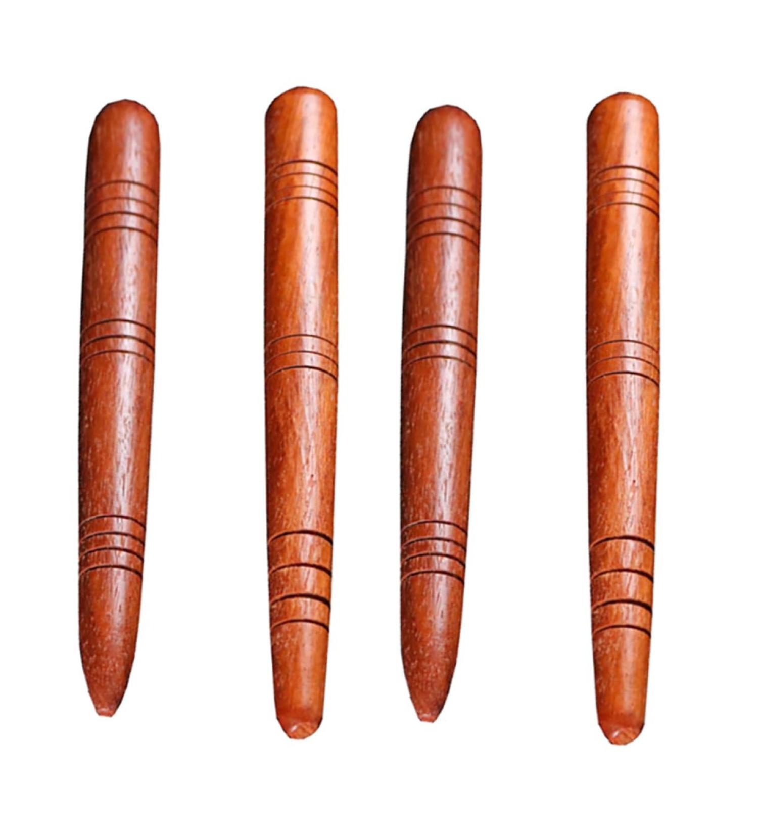 Buy Gleavi 4-Piece Acupuncture & Thai Massage Tool Set | Wooden Foot Massager for Vagus Nerve Stimulation | International Shipping Available - Buy Online on GoSupps.com