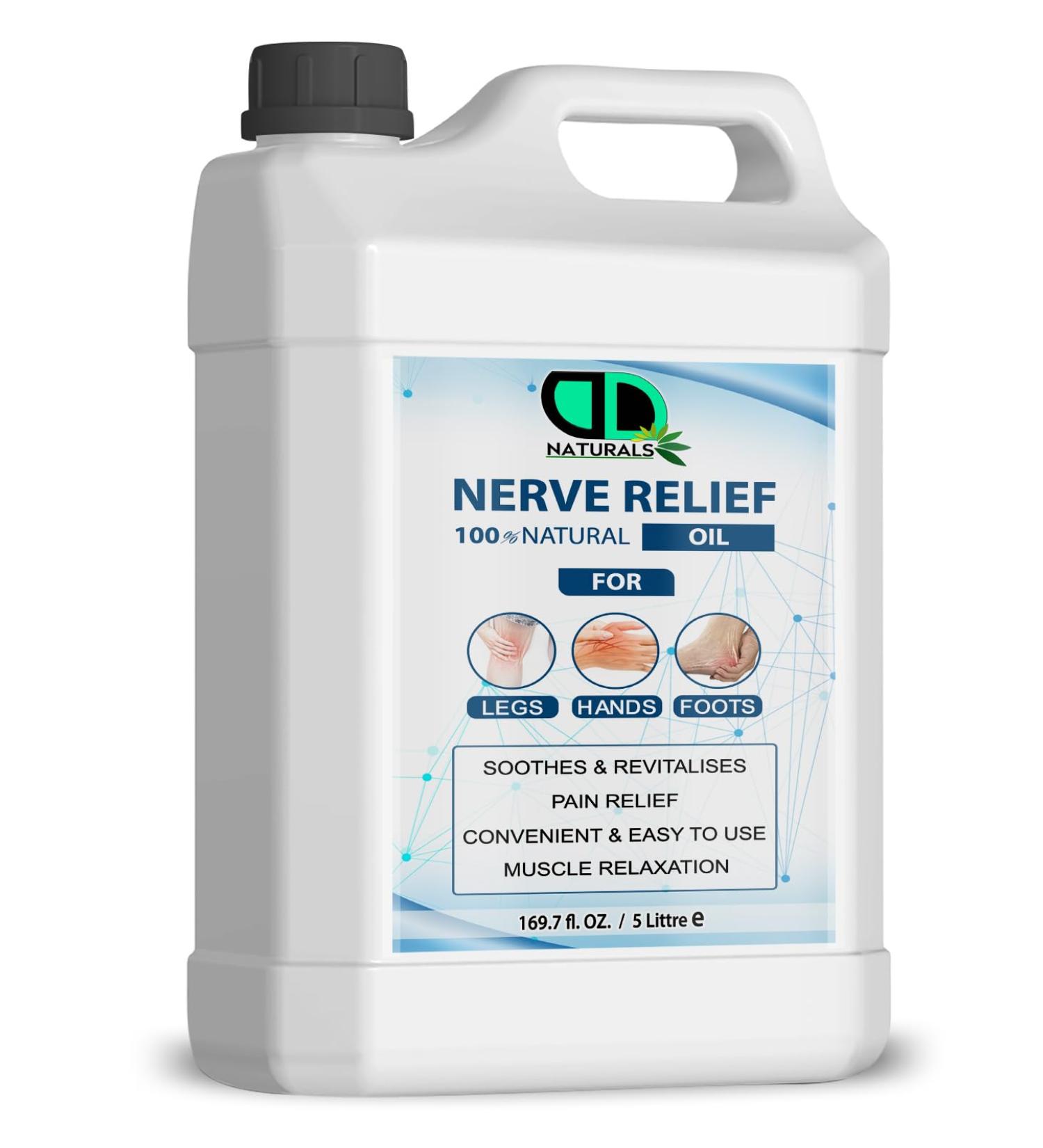 Huile de soulagement des nerfs 100 % naturelle pour les pieds les mains et les jambes Soulage la douleur stimule la circulation la relaxation musculaire et r duit l'anxi t et le stress effets - Buy Online on GoSupps.com