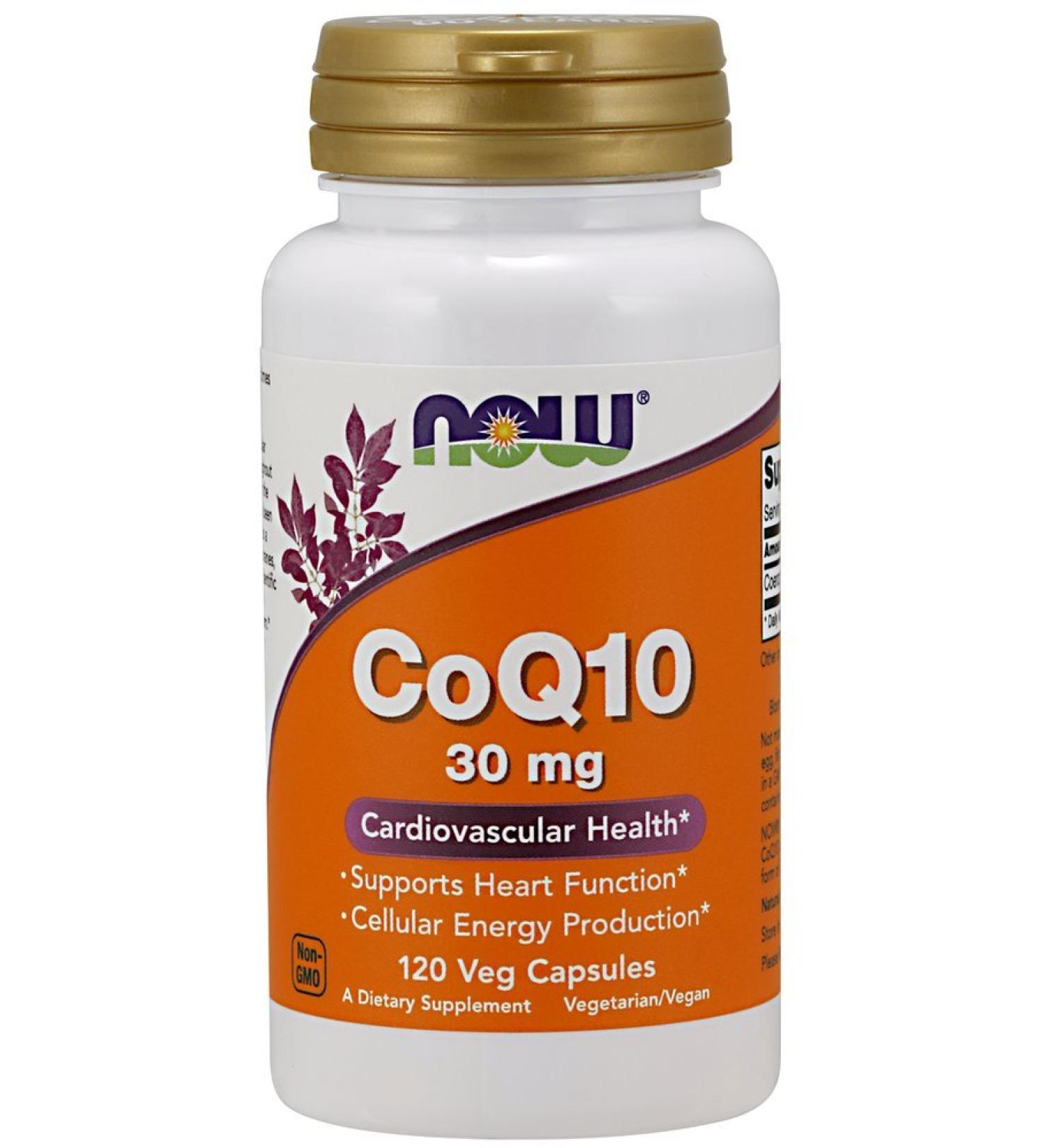 Now Foods Coq10 30mg 120 Capsules