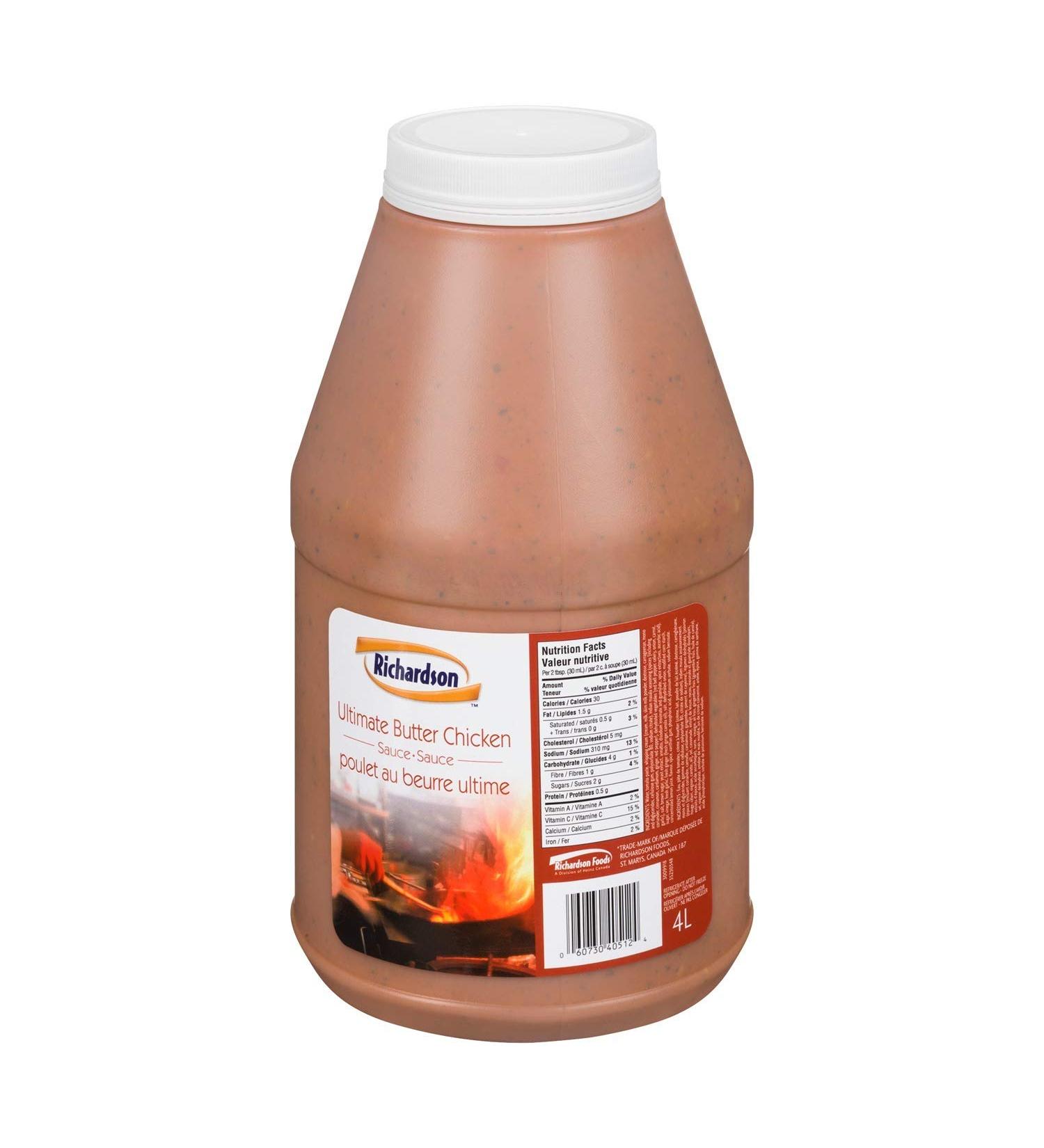 Richardson Ultimate Butter Chicken Sauce 8L (2 Jugs)