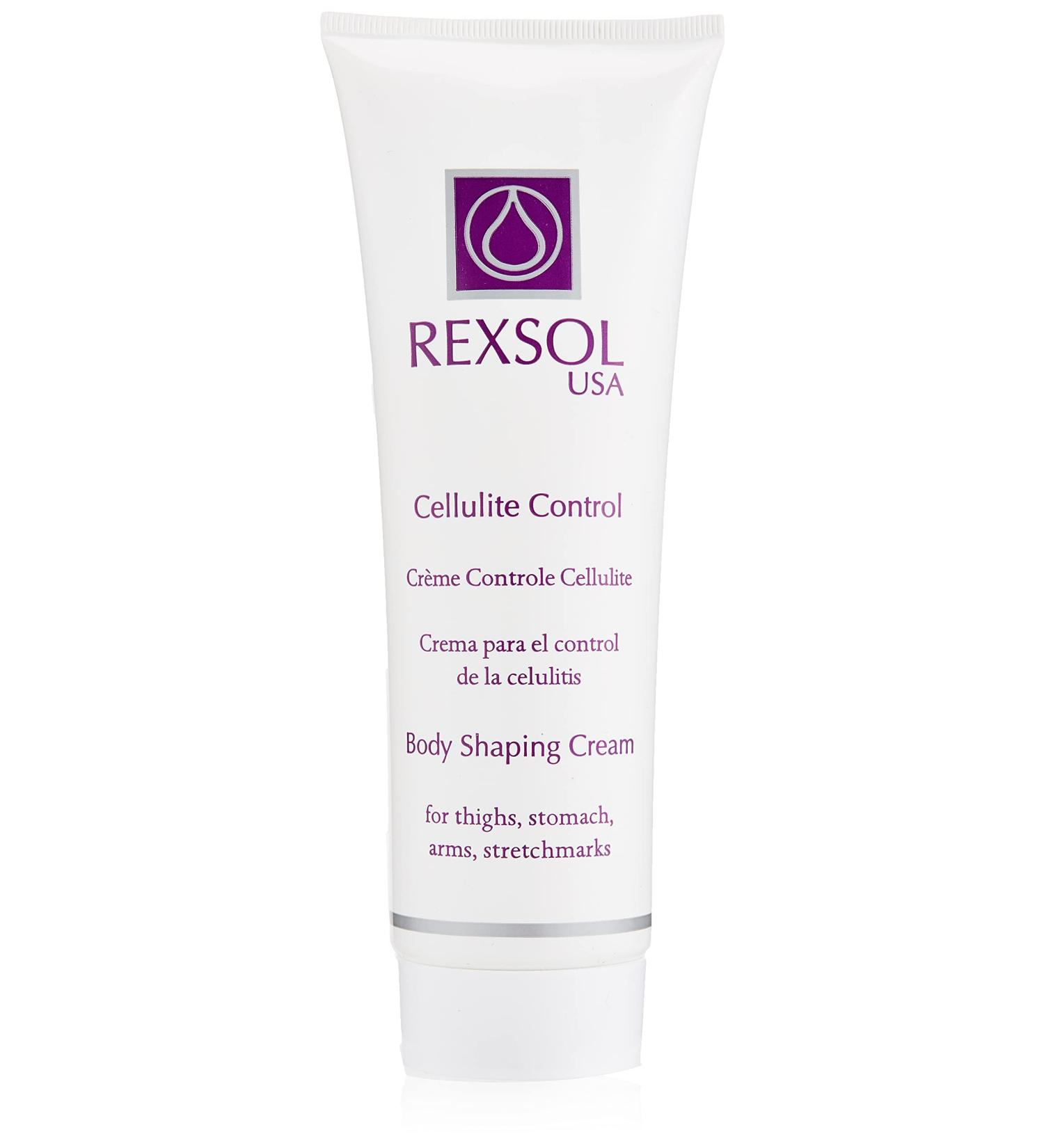 REXSOL Cellulite Control Body Shaping Cream - Refine Contours Minimize Spongy Skin & Prevent Stretch Marks (240ml) - International Shipping Available - Buy Online on GoSupps.com