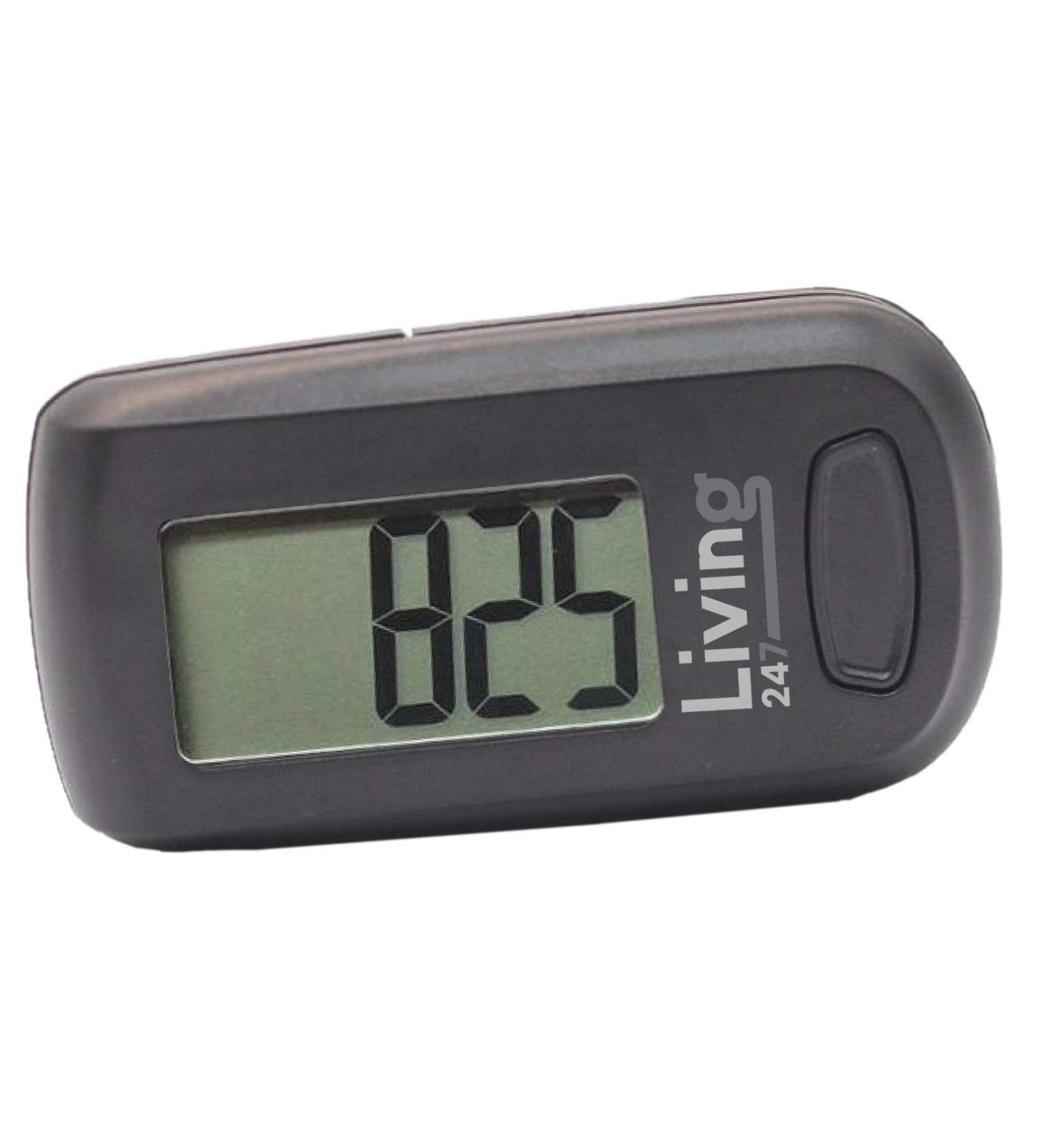Living247 FitStep 3D Pedometer for Seniors - Easy One Button Step Counter - Buy Online on GoSupps.com