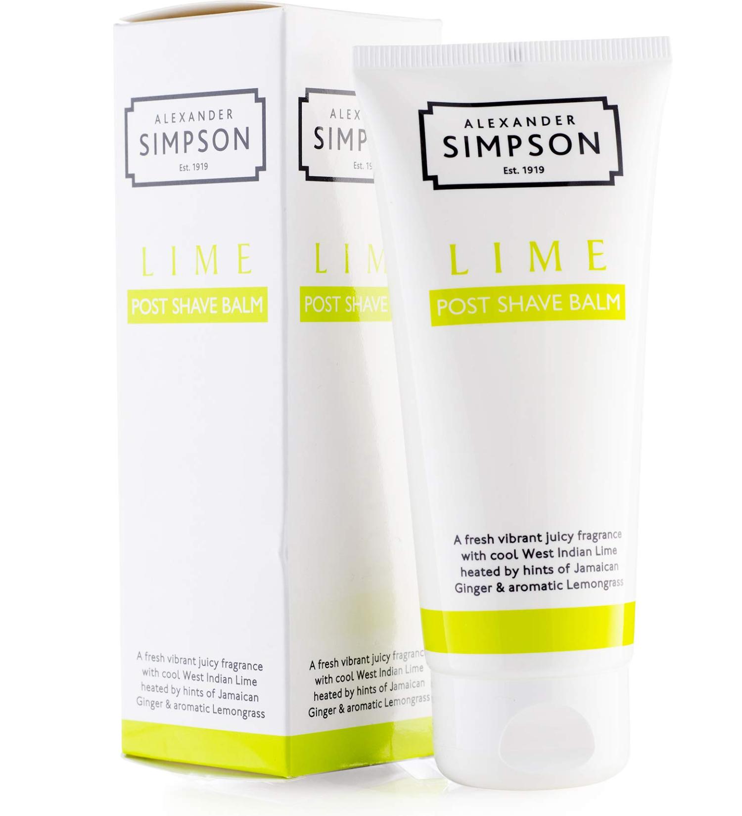 Alexander Simpson Post Shave Balm 100ml (Lime)
