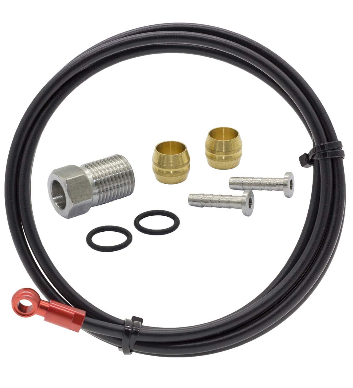 Bicycle Hydraulic Disc Brake Hose Kit 2000mm Red for Shimano BH90-SB System - Buy Online on GoSupps.com