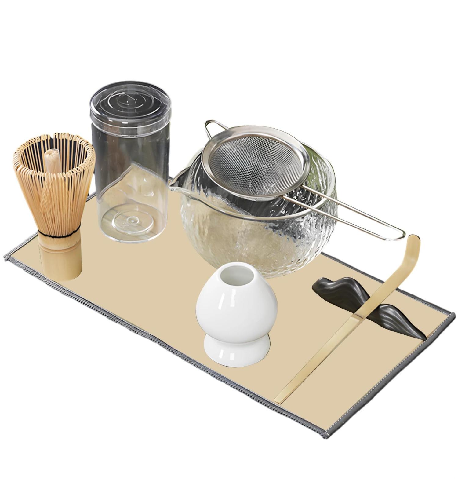 Kit complet matcha 7 pi ces avec fouet bol cuill re tamis chiffon et supports parfait pour un usage quotidien ou c r monial - Buy Online on GoSupps.com