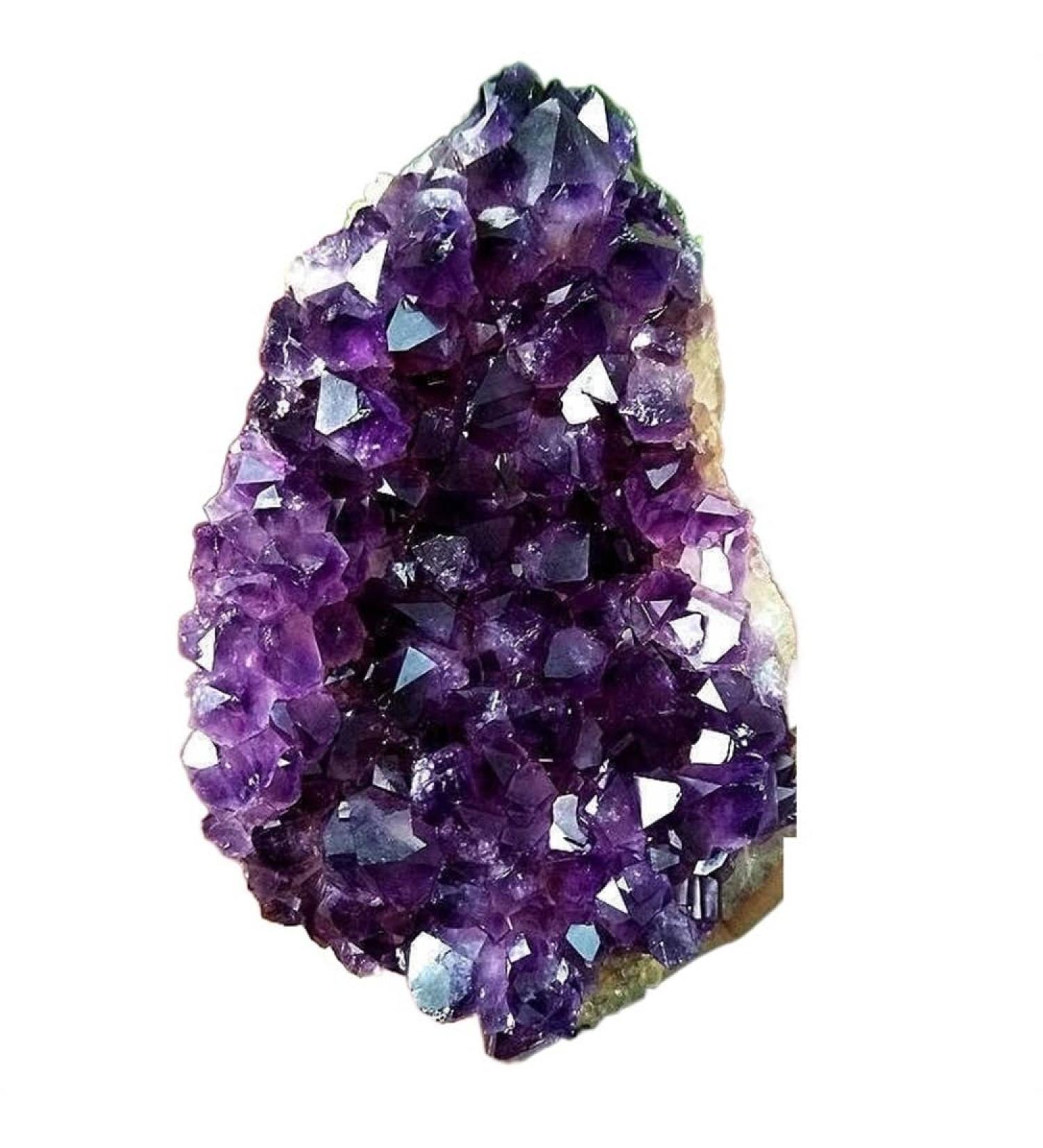 80-100g Natural Brazilian Amethyst Quartz Crystal Cluster Rock Specimens Ornament Home Decor Natural Stones and Minerals - Buy Online on GoSupps.com