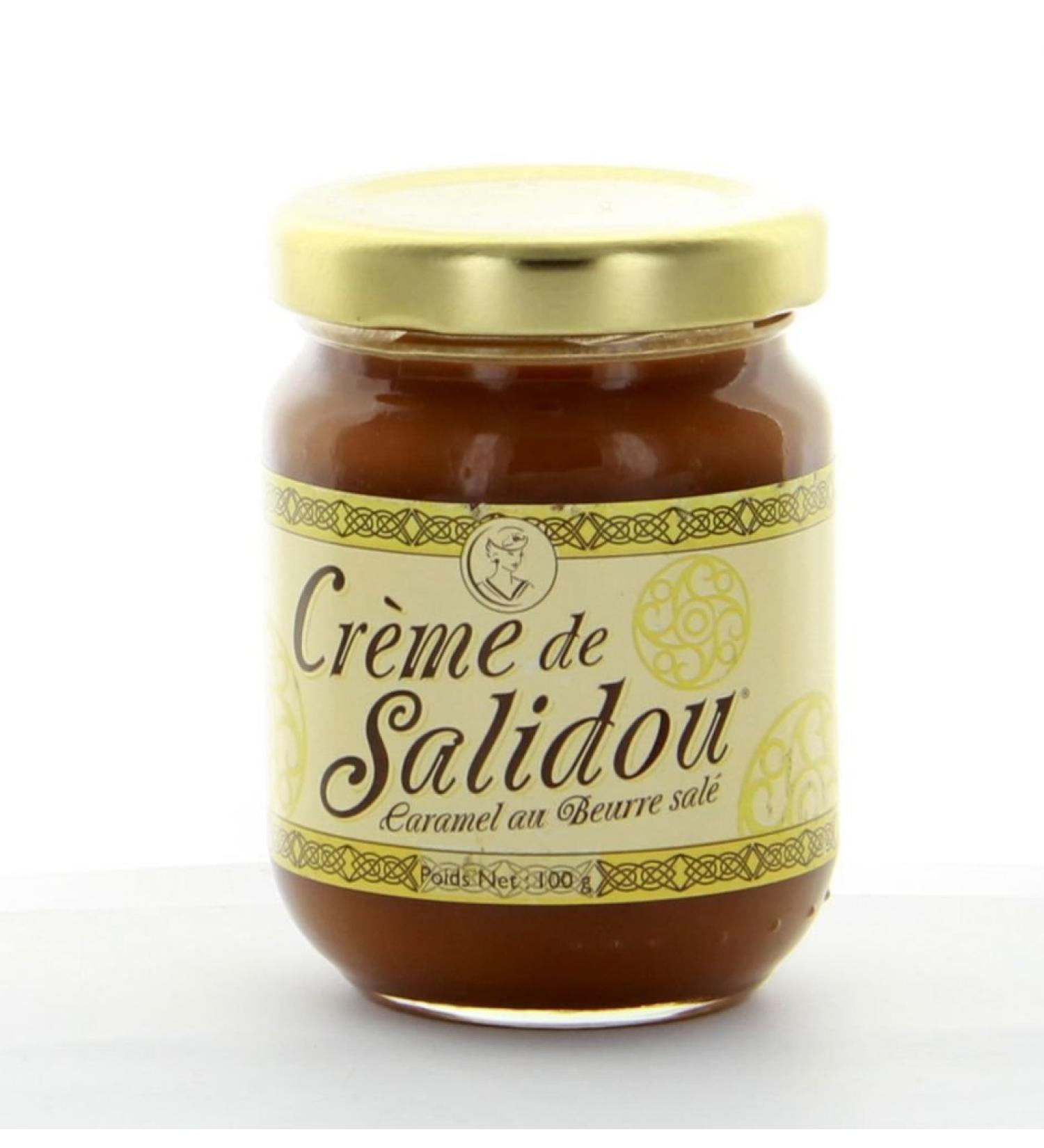 Caramel cream with salted butter (Salidou) from France 100g Cr me de Salidou fabriqu e en Bretagne
