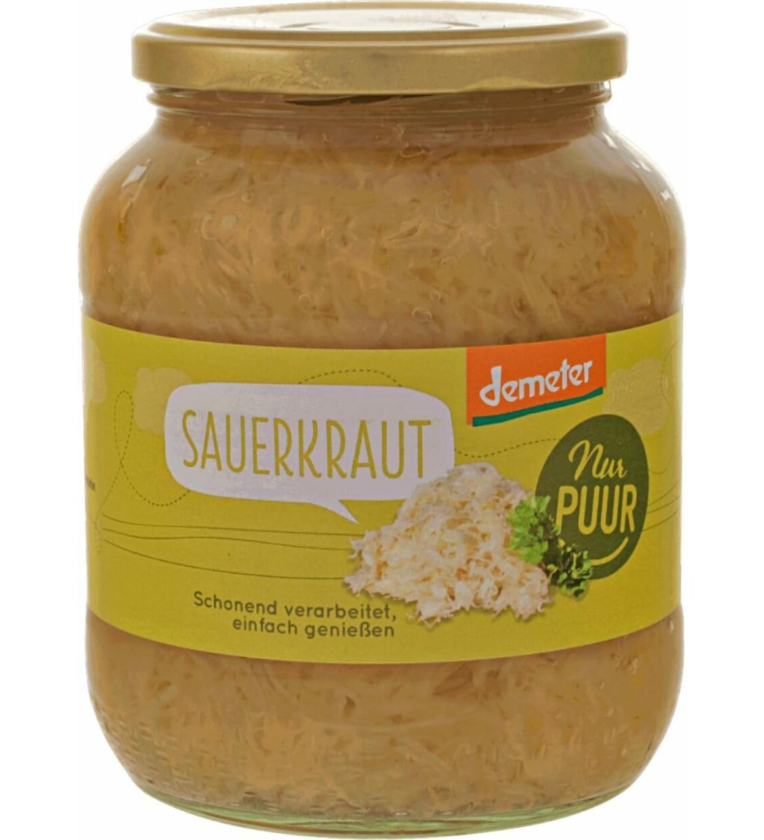 nur puur organic sauerkraut Demeter (1 x 680 gr)
