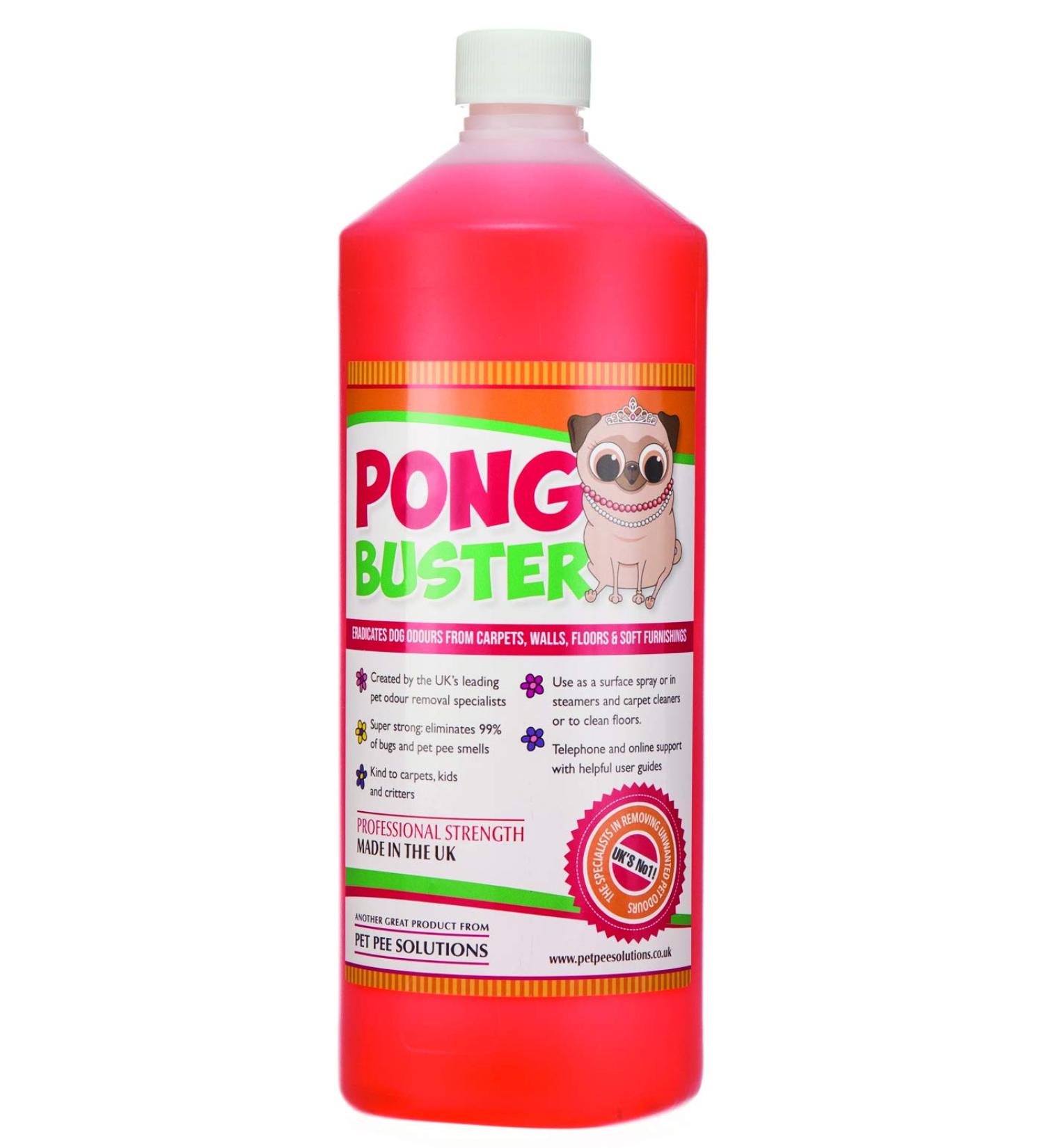 Pong Buster Pet Odour Eliminator Disinfectant and Deodoriser. 500ml Bottle Concentrate. Indoor Floor Surface and Carpet Freshener and Cleaner. Dog and Cat Odour Remover for your Home. (500ml) 500 ml (Pack of 1) - Buy Online on GoSupps.com