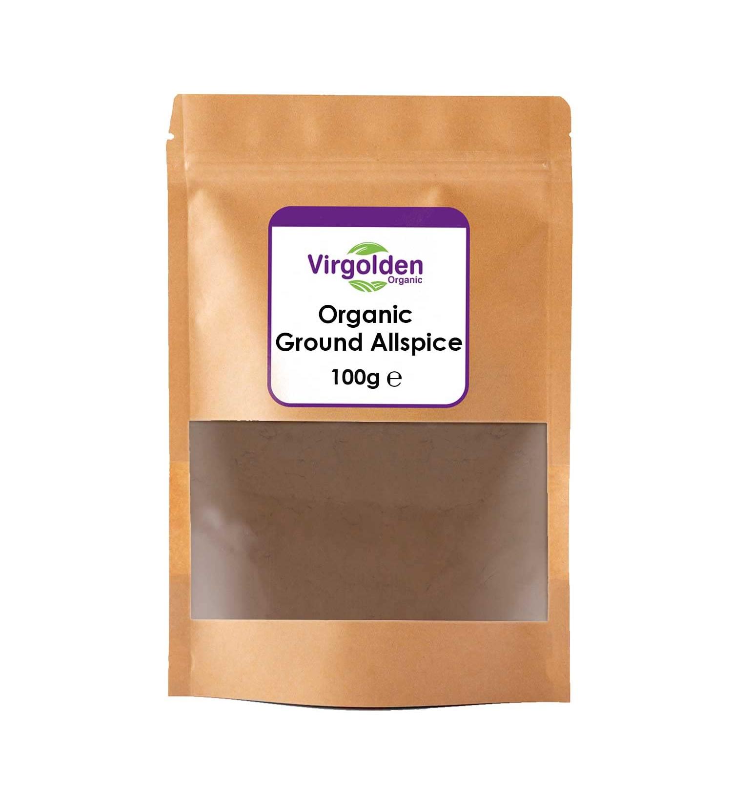 Organic Ground Allspice 100g by Virgolden Organic - Buy Online on GoSupps.com