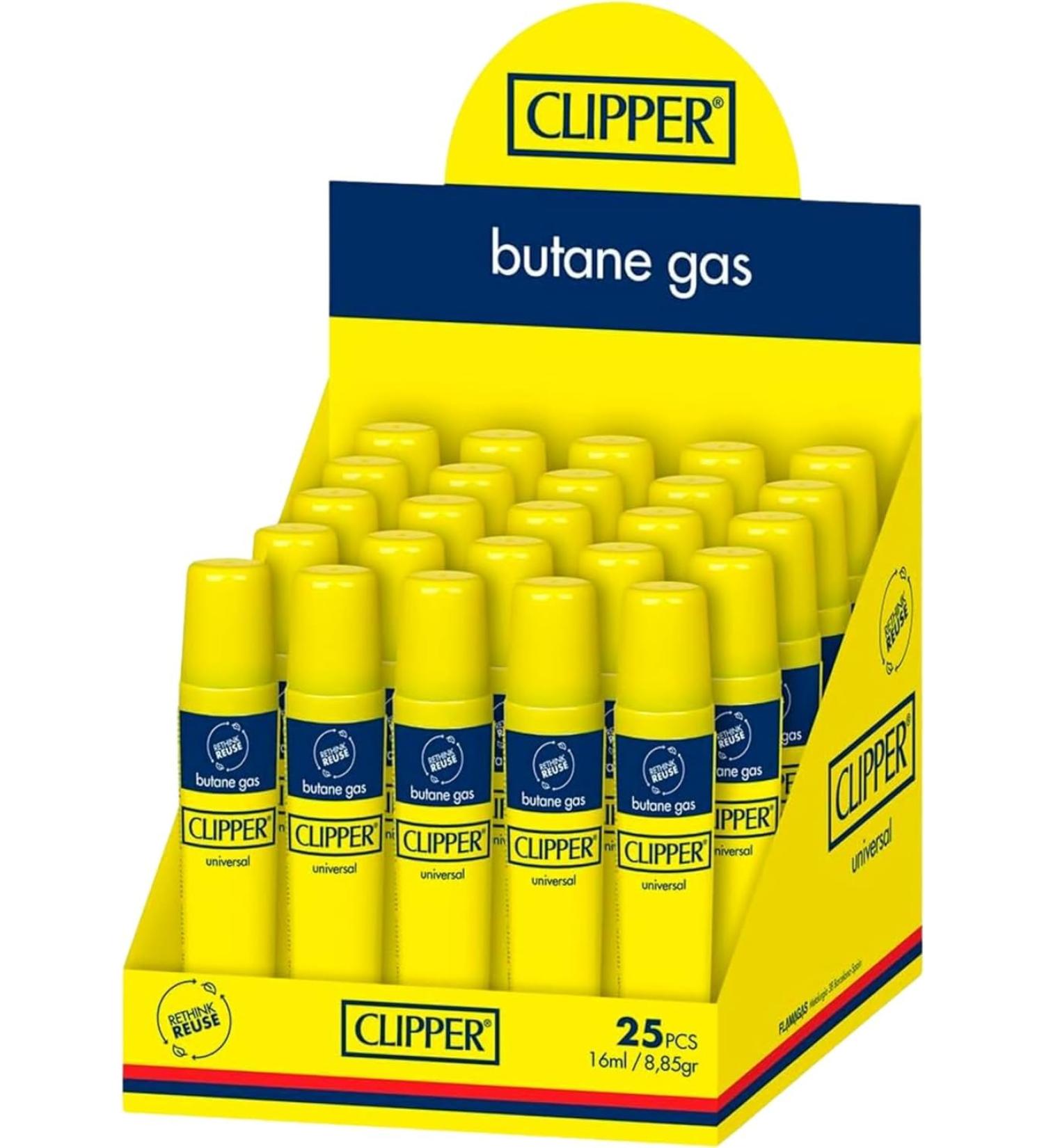 Clipper - Butane Fuel Lighter Refill Travel Size 16ml (Pack of 25 Units) - Buy Online on GoSupps.com