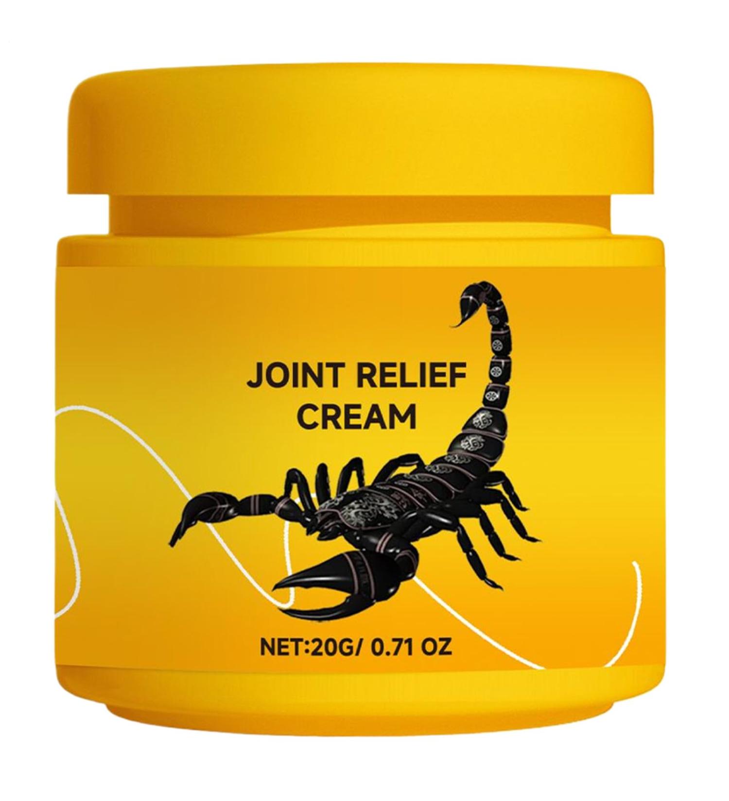Baume Scorpion Soulagement Rafra chissant Instantan 20 g Gel de Massage Apaisant Pommade de Soulagement Musculaire Large Application pour Massage du Dos Pied Genou Cou paule Femmes Hommes - Buy Online on GoSupps.com