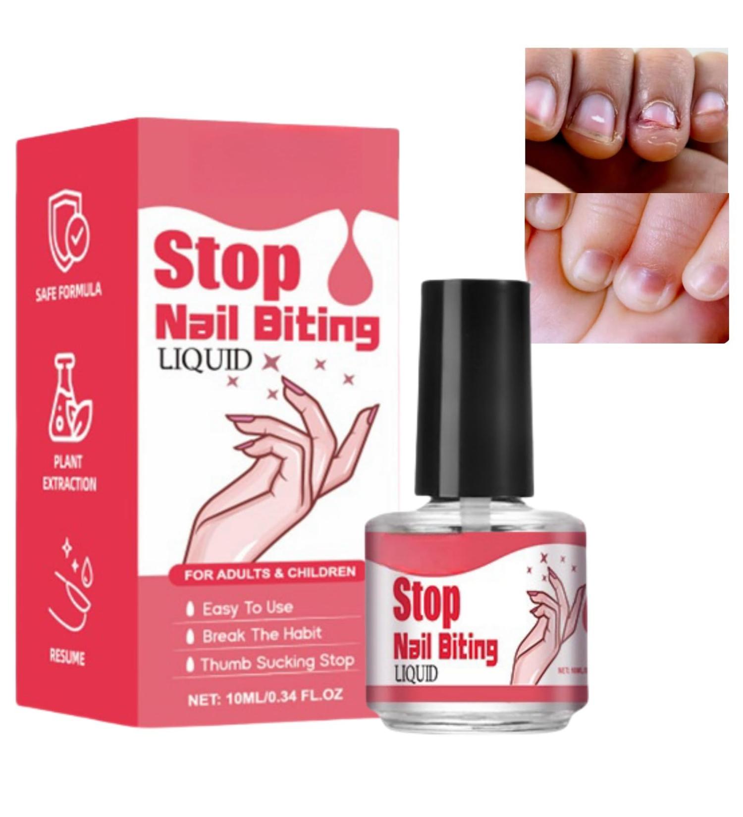 Anti Nail Biting Nail Polish Quick Drying Nail Biting Prevention No Bite Nail Polish Stop Biting Nail Nail Biting Prevention for Adults Clear Anti Nail Biting Polish Stop Nail Biting Nail Varnish - Buy Online on GoSupps.com