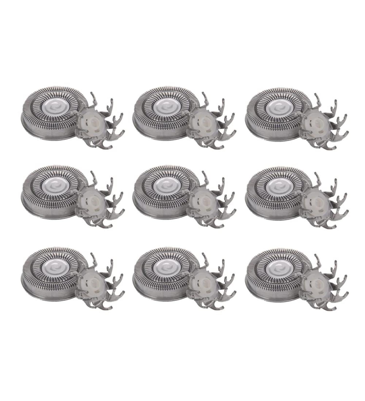 Minghunian 9 Piece Replacement Blades for Electric Shaver Spare Blades Nose Trimmer Temple Trimmer Electric Shaver Razor - Buy Online on GoSupps.com