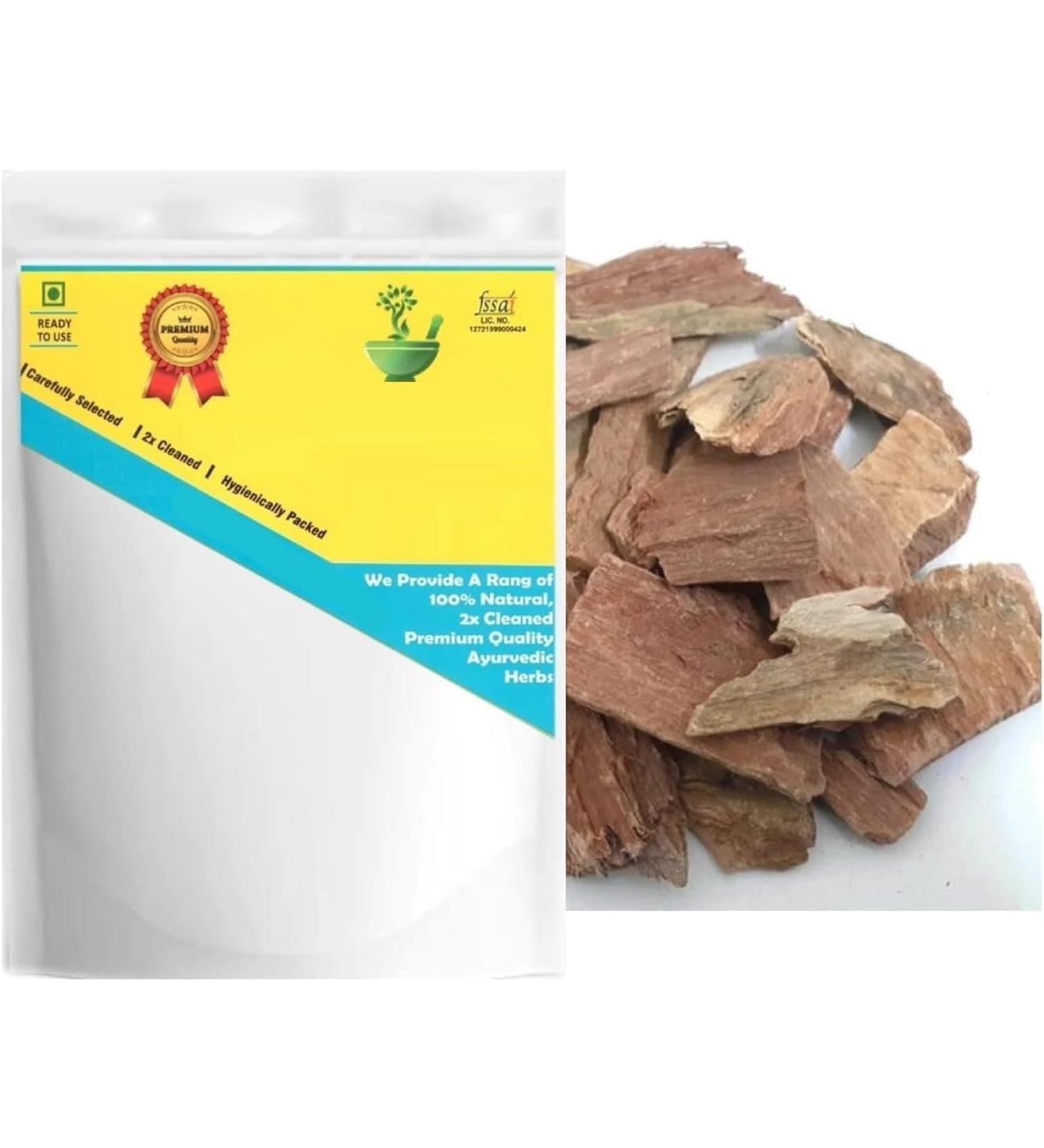 HERBAL MART Kruiden MART Arjuna Schors Arjun Ki Chaal Terminalia Arjuna Arjunchaal Arjuna Chaal Marutham Pattai Arjunolische Myrobalan Arjuna Schors 200Grm