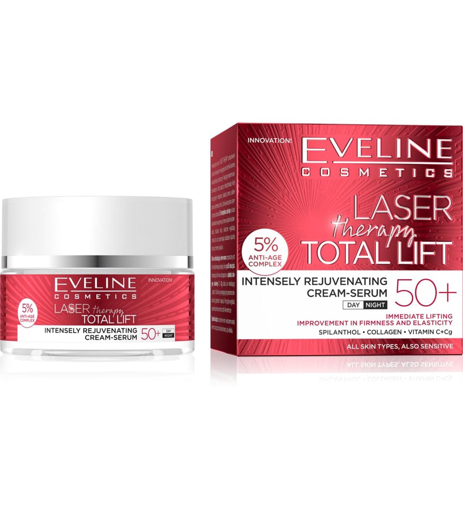 Eveline Cosmetics Cream SERUM LASER THERAPY TOTAL LIFT 50+