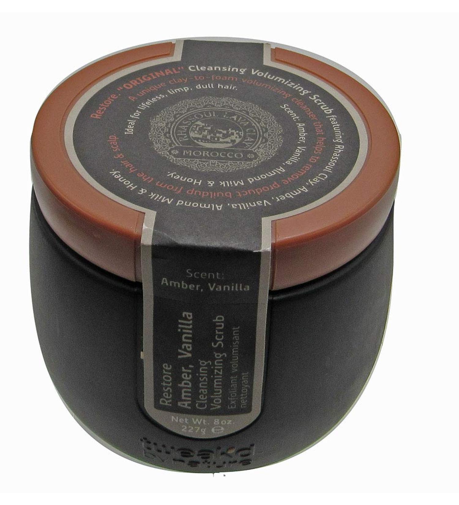 Tweak'd By Nature Restore Original Cleansing Volumizing Scrub in Amber  Almond  Milk & Honey 8 oz.