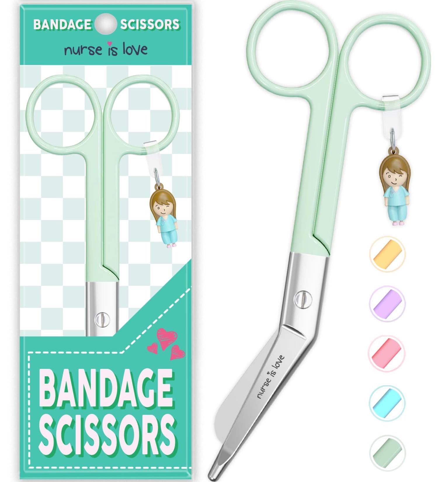 Shop Nurse is Love Association Trauma Scissors | Sharp Stainless Steel | Colorful Designs | Ideal for Rescues | International Shipping - Buy Online on GoSupps.com