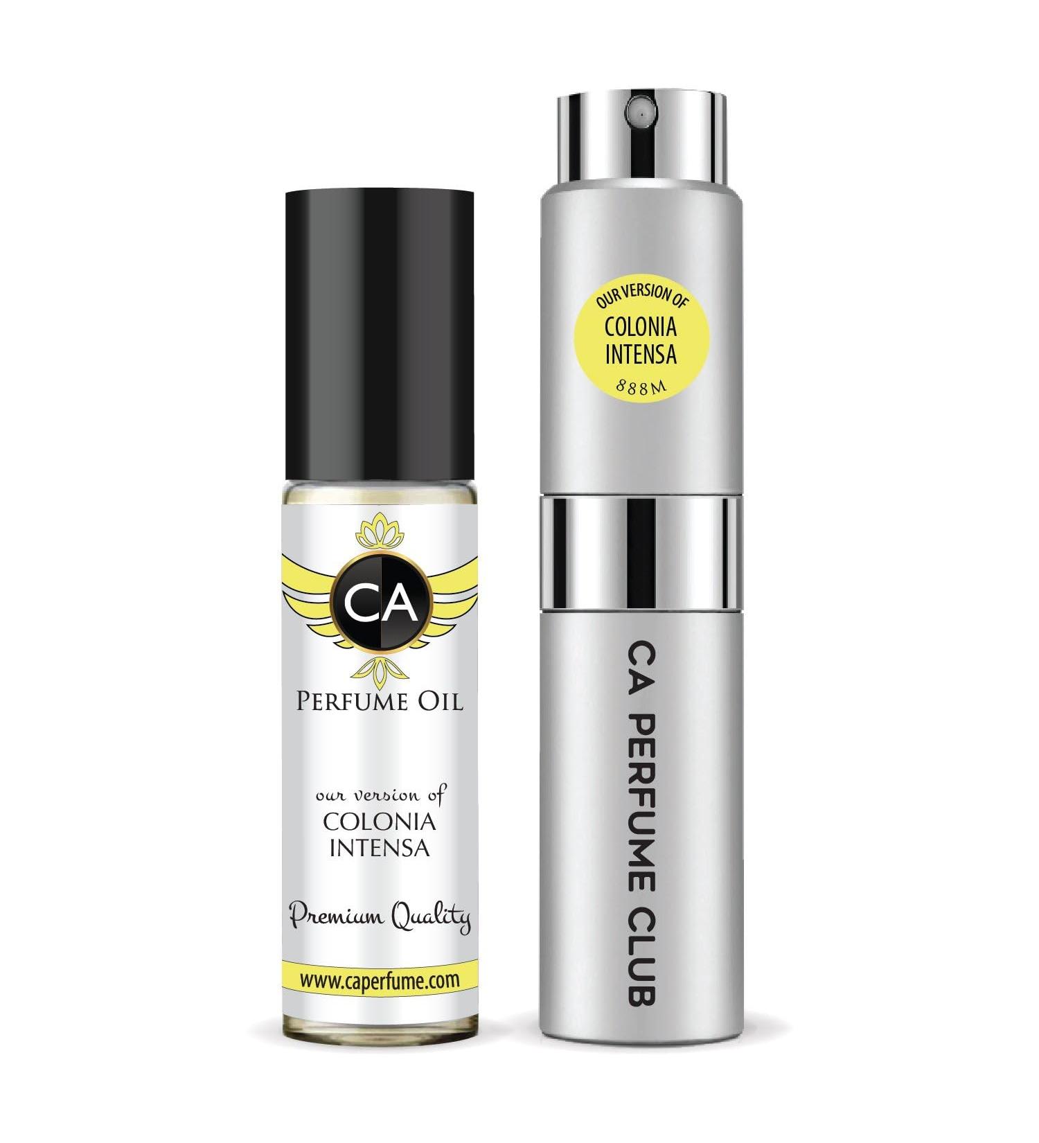 CA Perfume Duo Impression of Colonia Intensa For Men Sprayer + Body Oil Roll-On Bottles 0.27 Fl Oz+0.33 Fl Oz - Buy Online on GoSupps.com