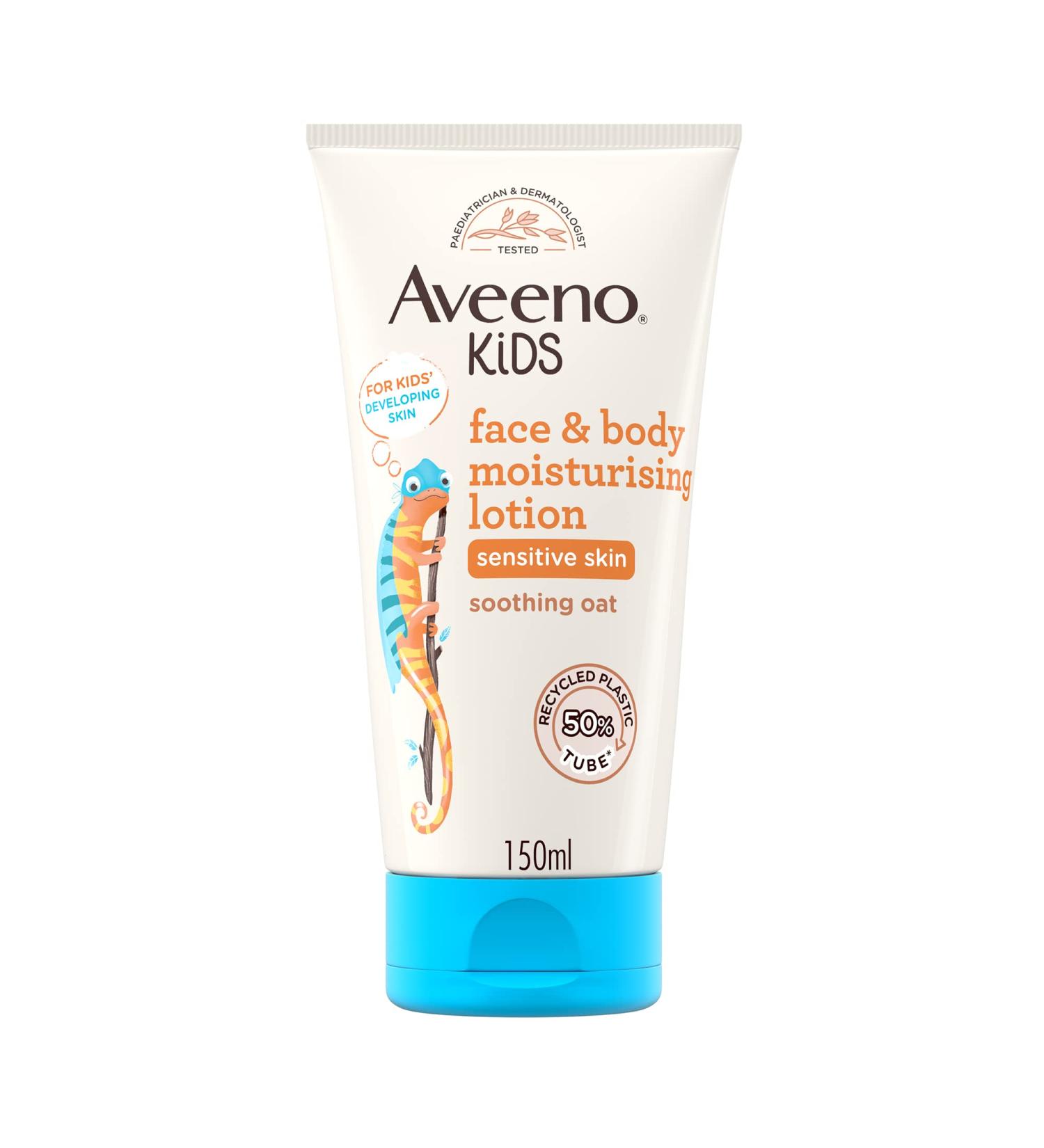 Aveeno Baby Kids Face & Body Moisturizing Lotion - Gentle Skincare for Children - Buy Online on GoSupps.com