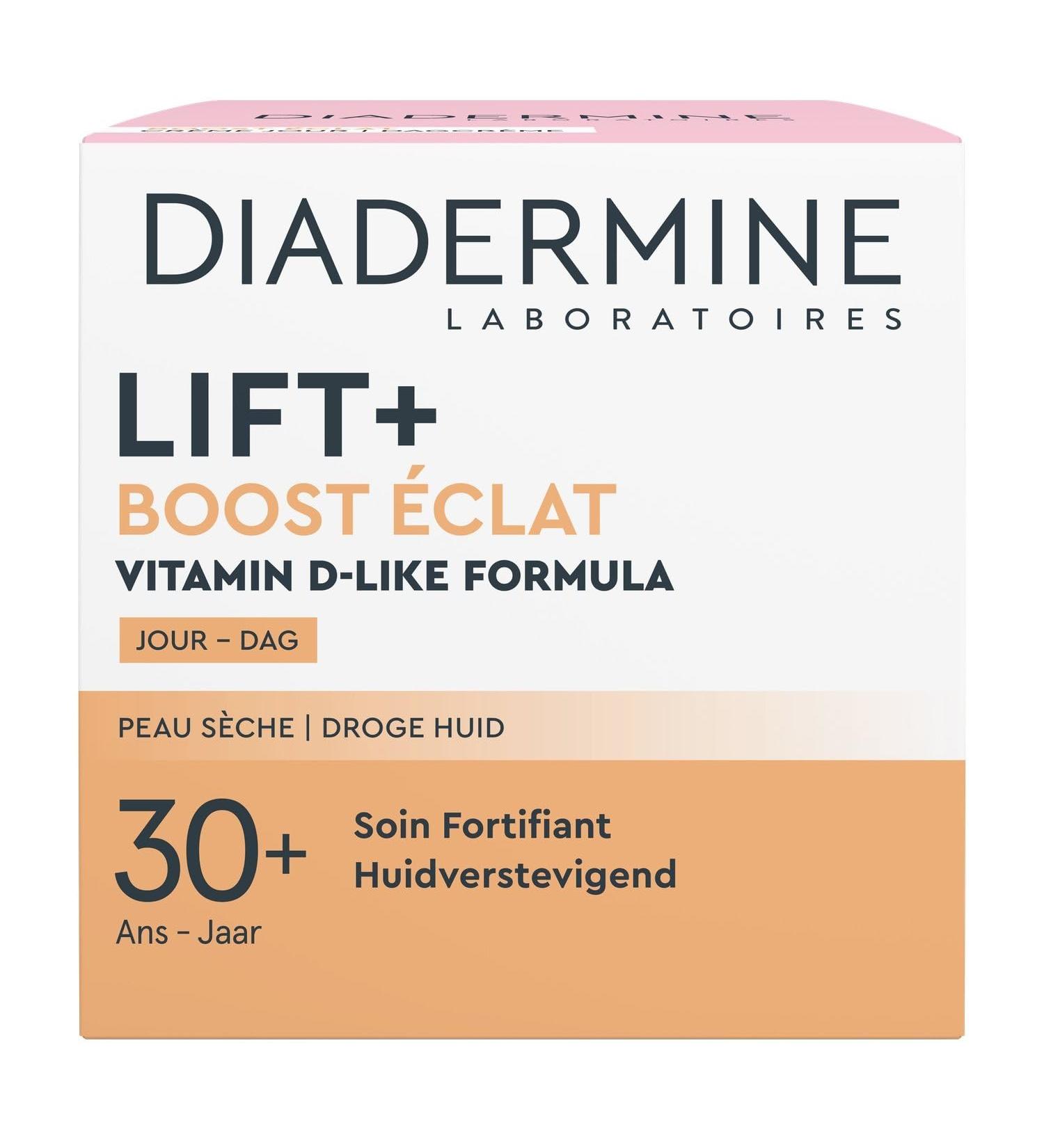 DIADERMINE Soin Visage Lift+ Booster d clat Formule Vitamin e Hydratante pour Peaux S ches (50mL) - lot de 2 - Vendu par Lot