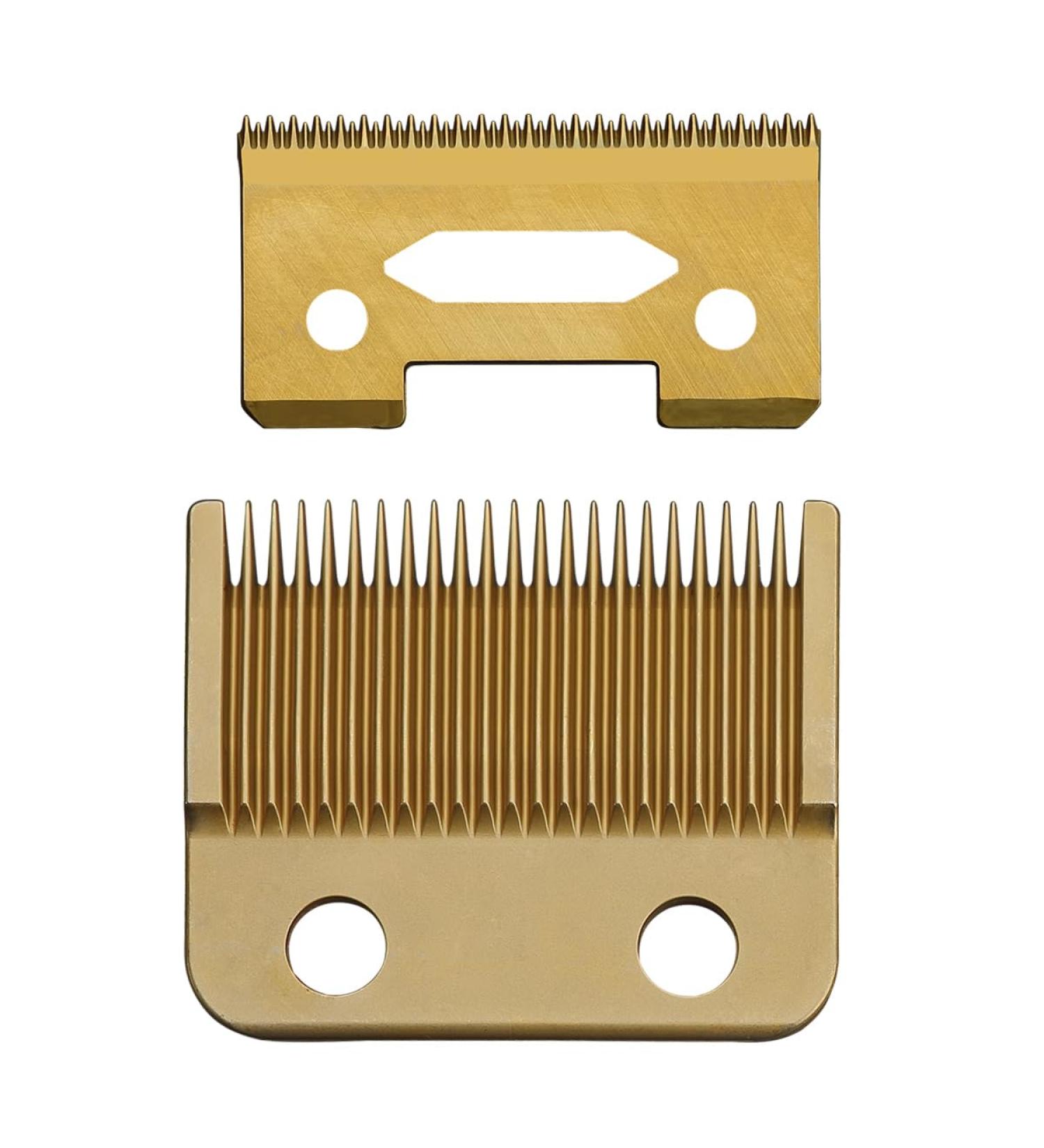 VRMETA New Upgrade Professional Replacement Hair Clipper Blades for Wahl Clippers Wahl 5-Star Senior Magic Clip Compatible with 8148 8504 1919 2241 2240 8591(Gold) - Buy Online on GoSupps.com