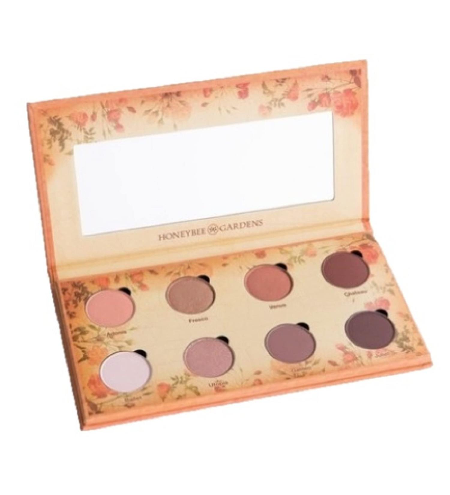 Honeybee Gardens Nude Renaissance Eye Shadow Palette | Natural, Gluten-Free, Vegan, Paraben-Free | 8 Shades, 1.3g Each - Buy Online on GoSupps.com