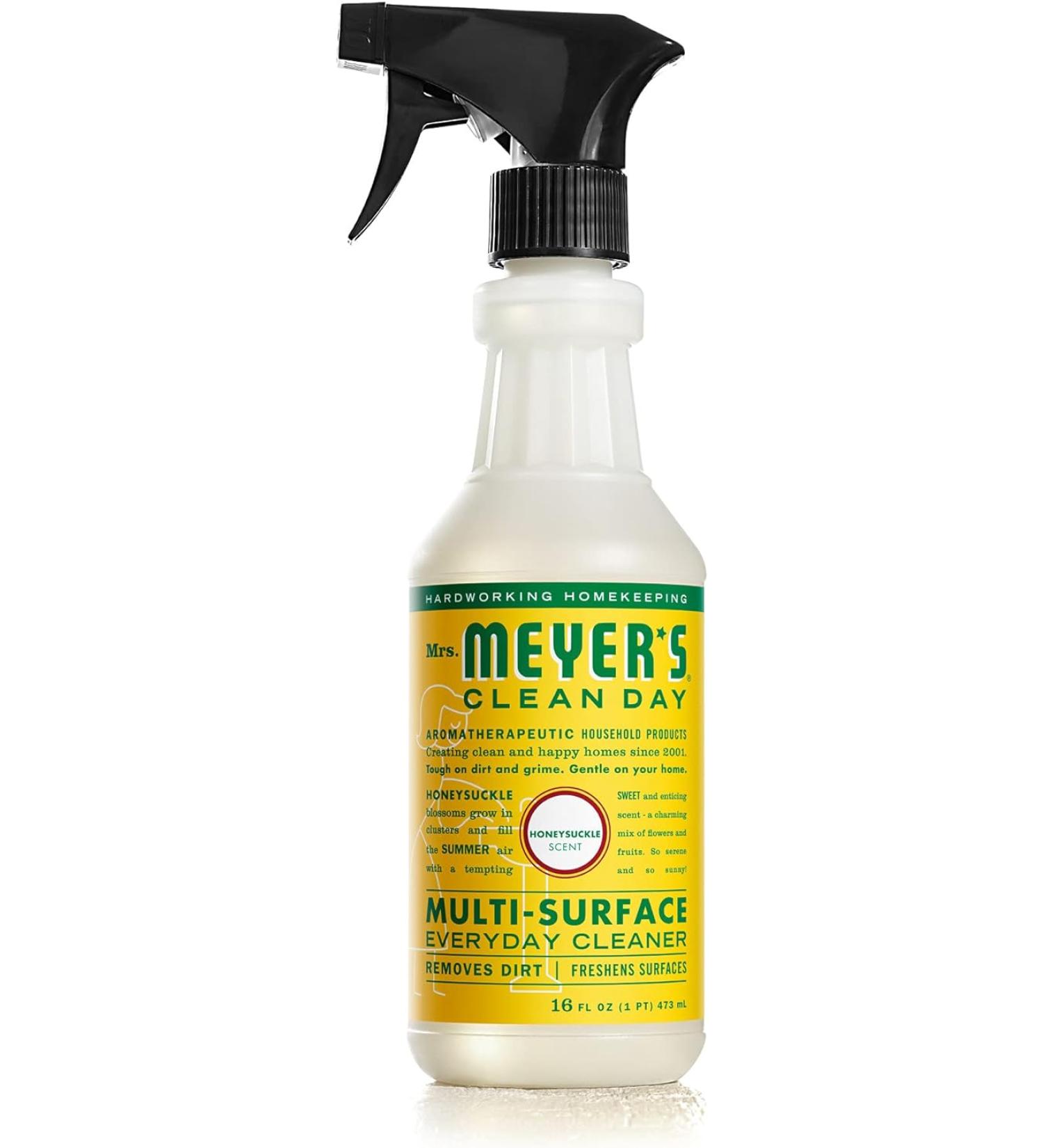 MRS MEYER'S CLEAN DAY All-Purpose Cleaner Spray, Honeysuckle - 16 Fl Oz - Buy Online on GoSupps.com