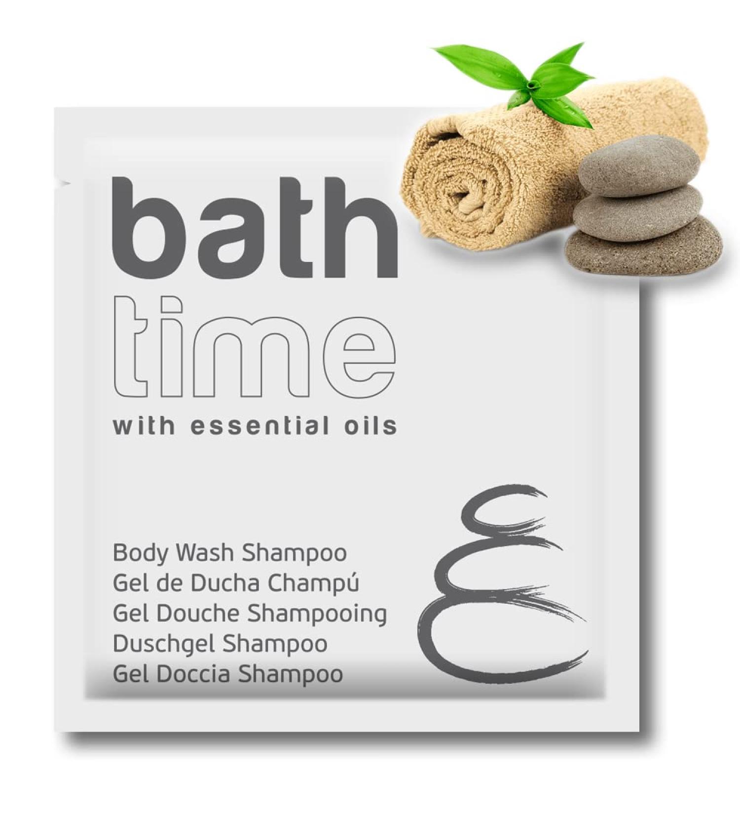  GPQ GPQ - Bath Time 2-in-1 Gel/Shampoo | 400 units x 8 g | 91% Natural Origin | Hotel Amenities | With essential oils paraben-free | Hotel country house apartment B&B | Made in EU - Buy Online on GoSupps.com