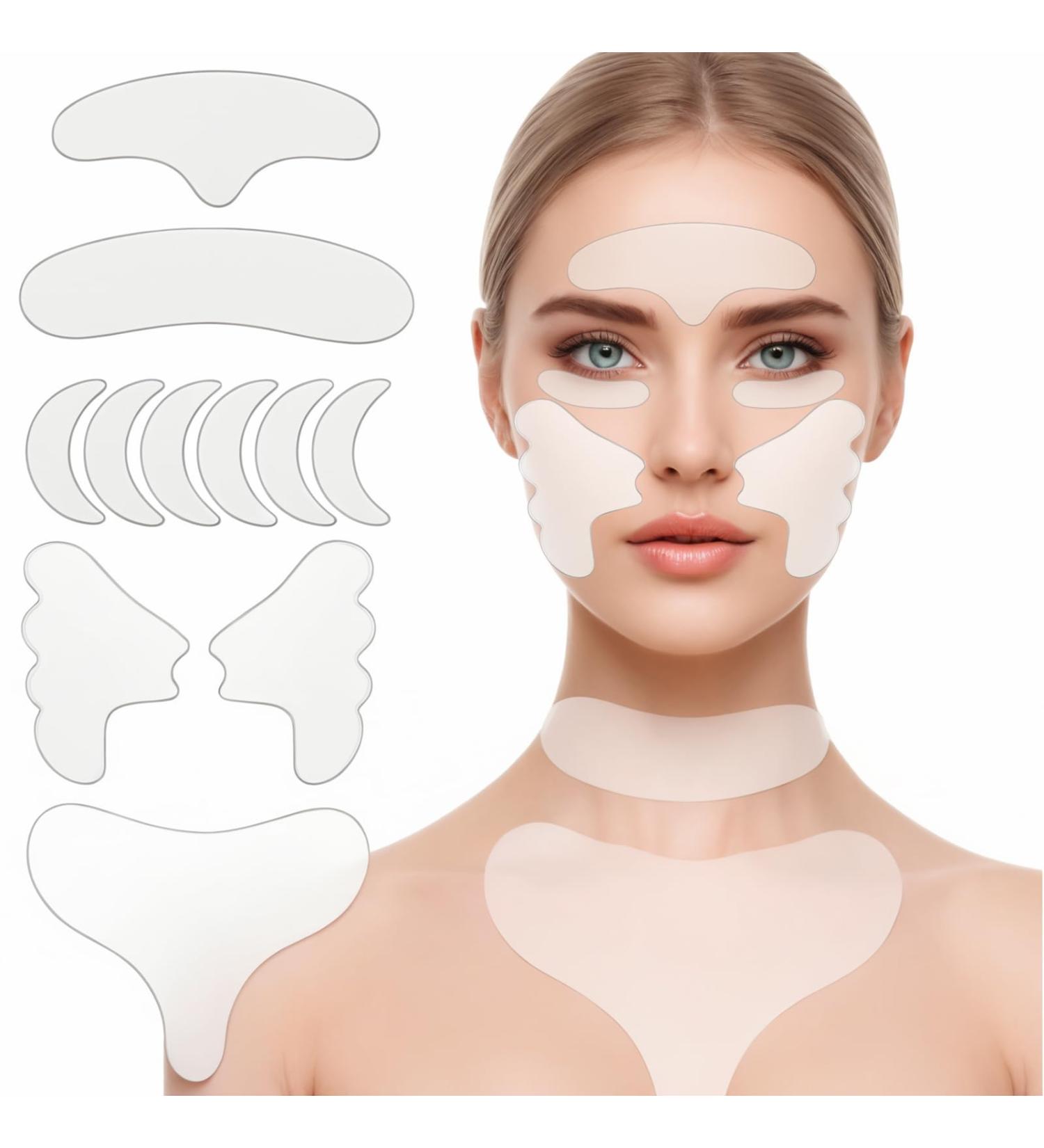 Forehead Wrinkle Patches - Anti-Wrinkle Silicone Pads Set for Fine Lines | 12 Sheets for Women & Girls - Buy Online on GoSupps.com