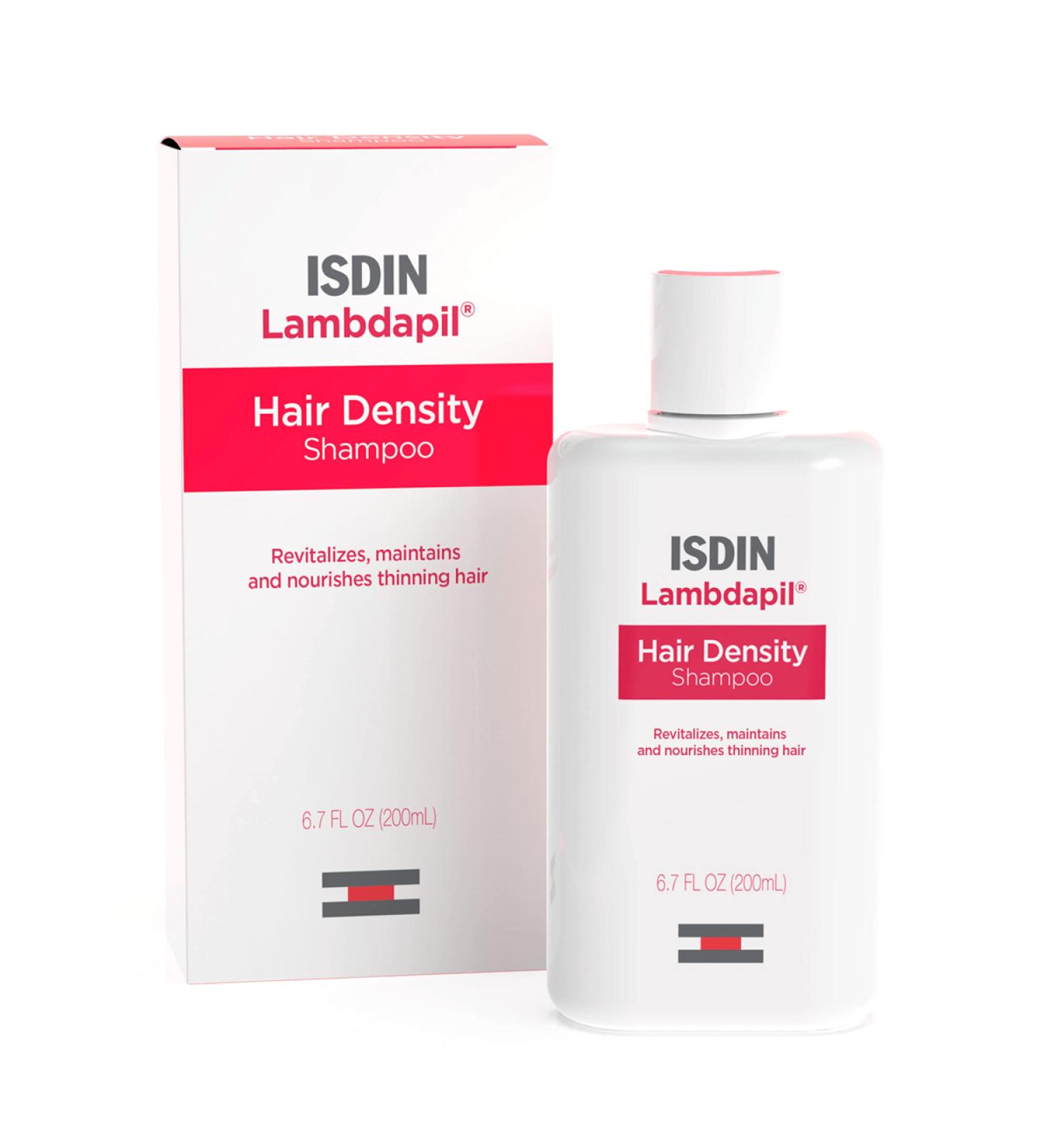 ISDIN Lambdapil Hair Loss Shampoo - 6.7 Fl Oz - Promotes Fuller, Thicker Hair - Buy Online on GoSupps.com